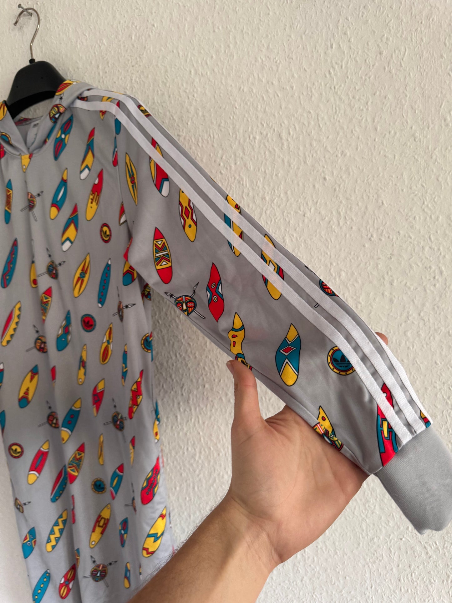 Adidas × Jeremy Scott ObyO "Africa" Print Hooded Dress