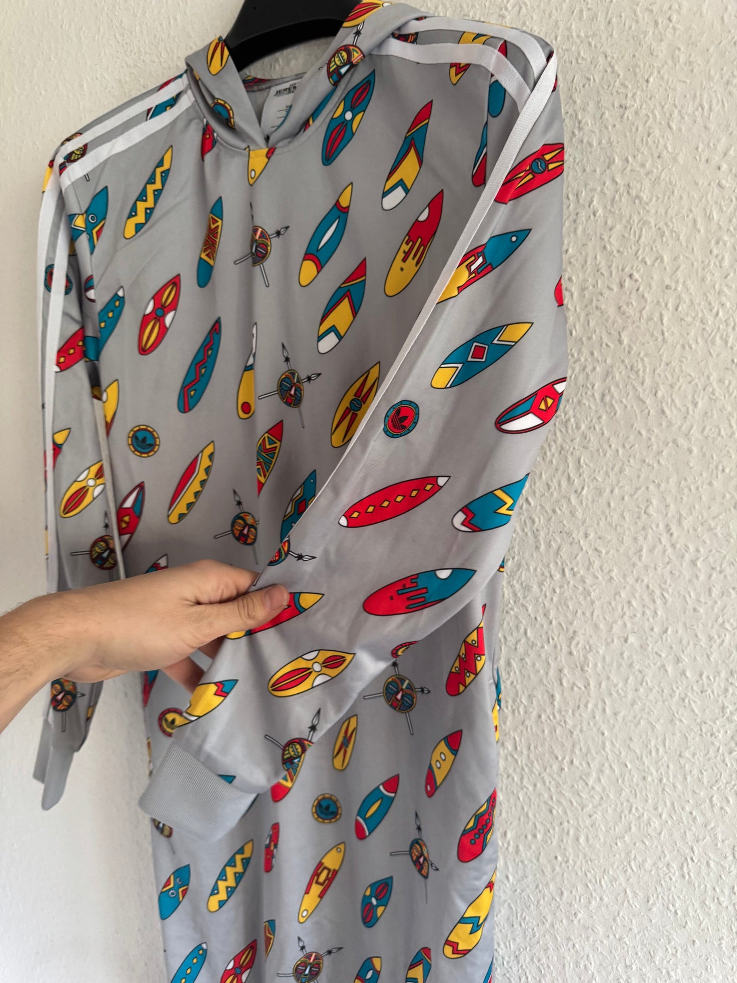 Adidas × Jeremy Scott ObyO "Africa" Print Hooded Dress