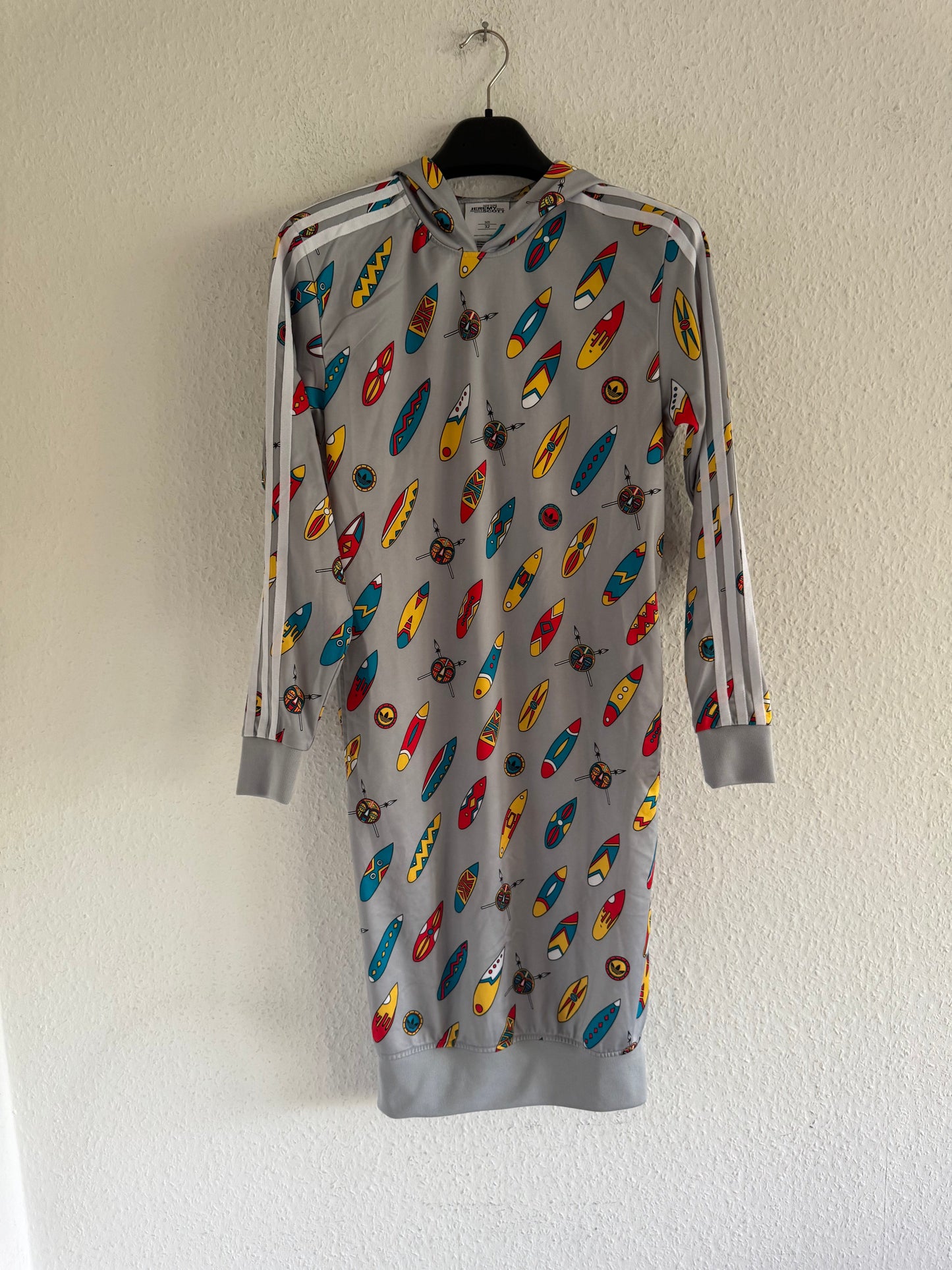 Adidas × Jeremy Scott ObyO "Africa" Print Hooded Dress