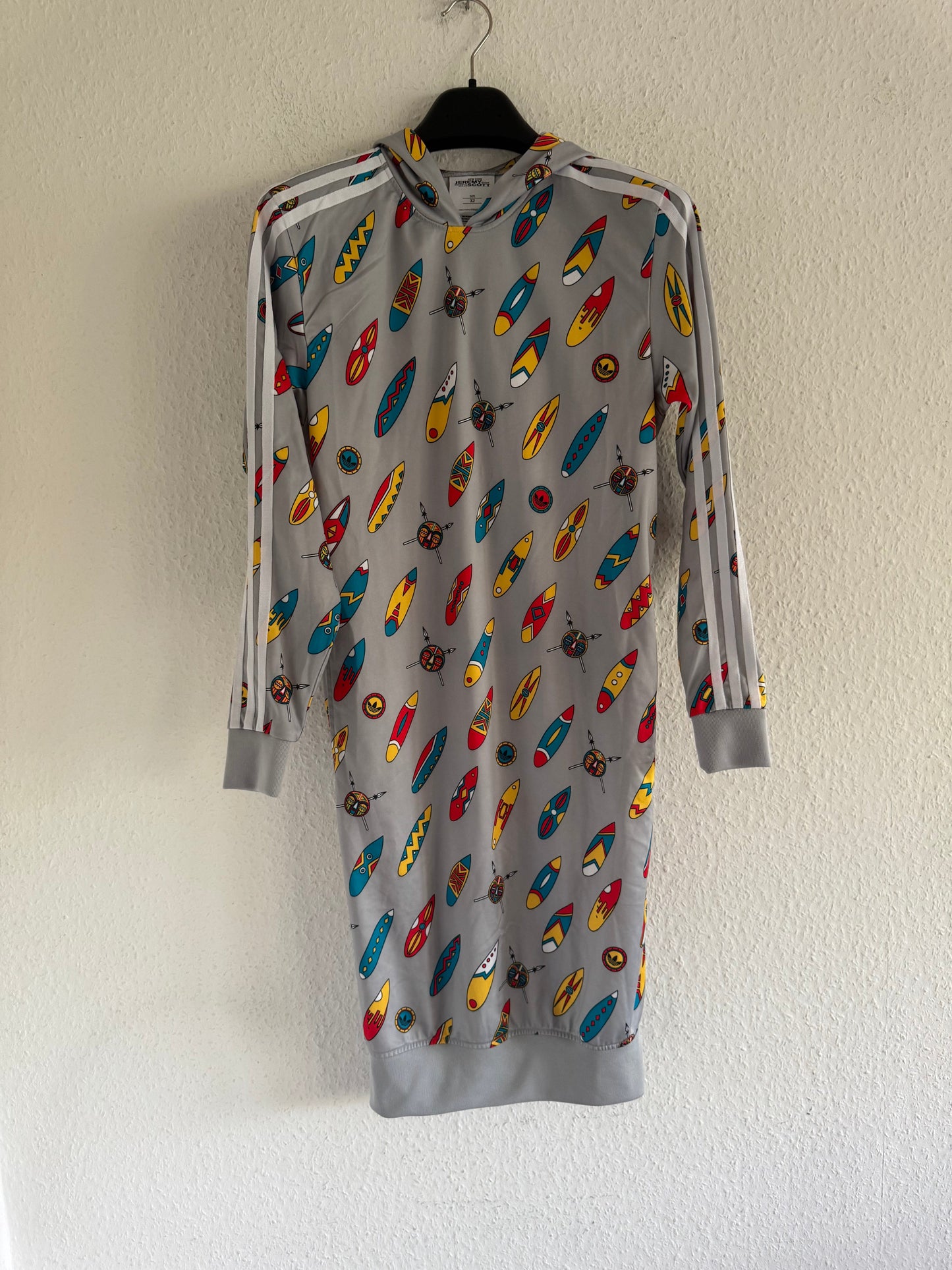 Adidas × Jeremy Scott ObyO "Africa" Print Hooded Dress