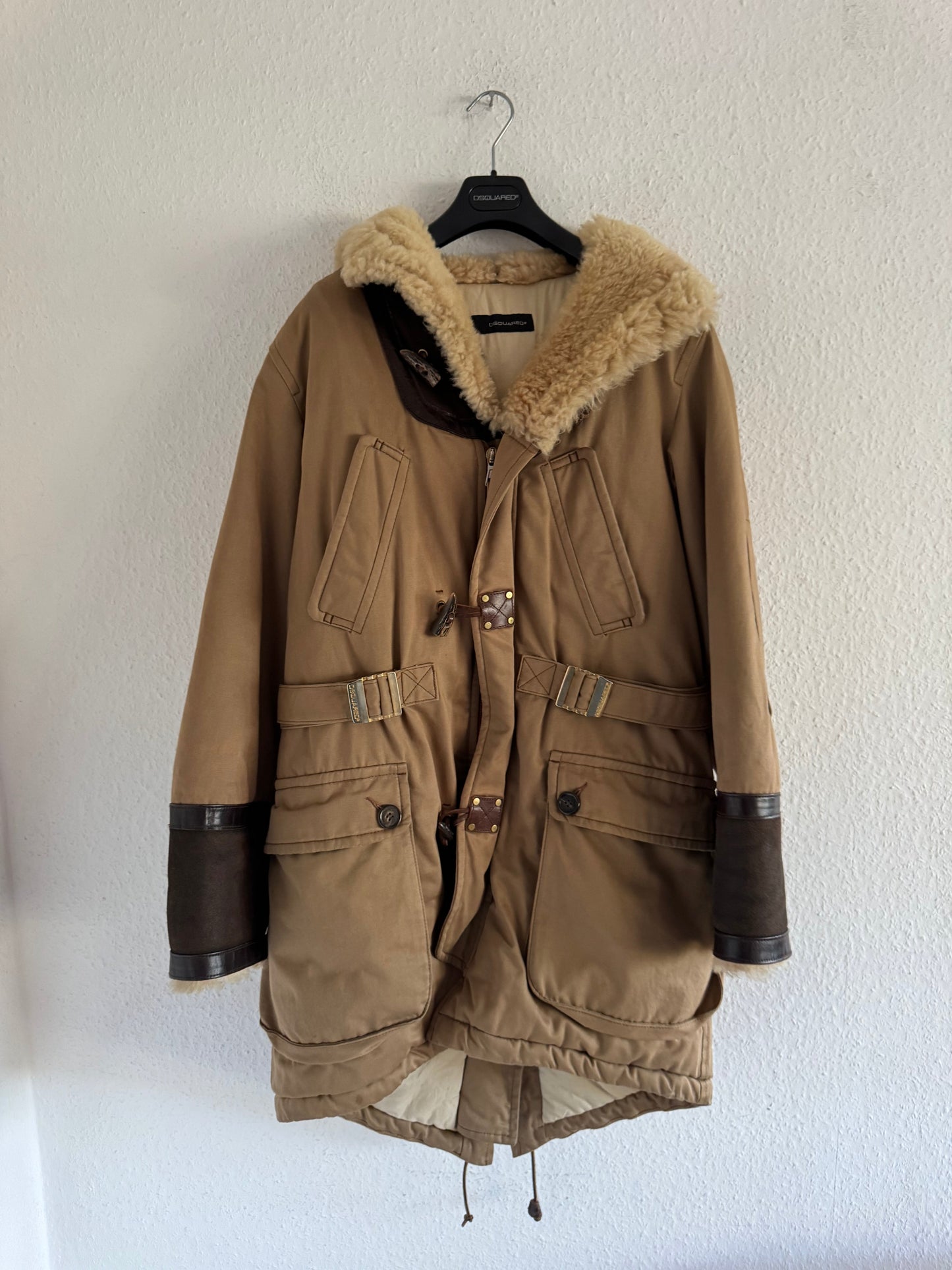 Dsquared2 FW03 Runway Shearling Parka