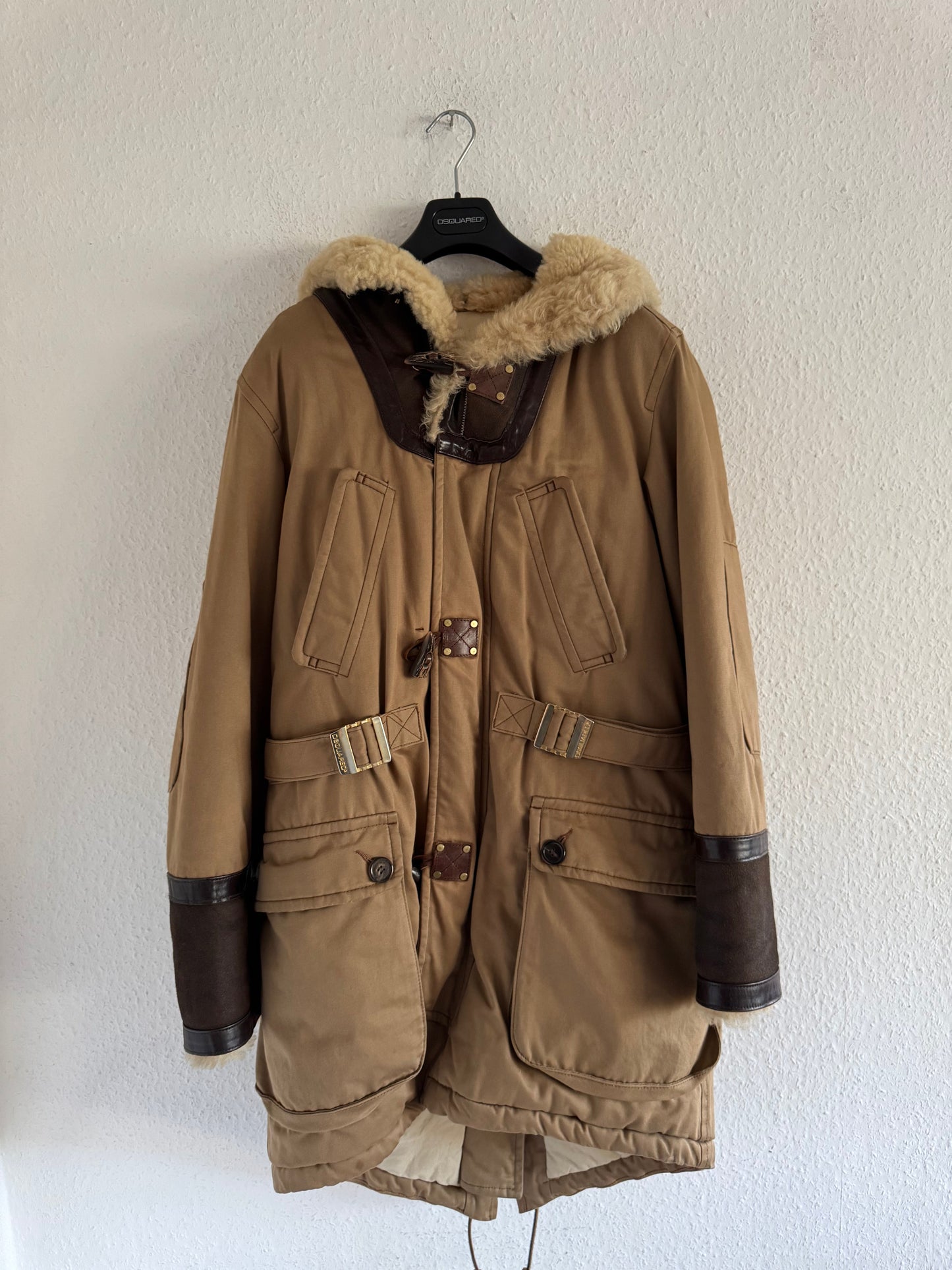 Dsquared2 FW03 Runway Shearling Parka