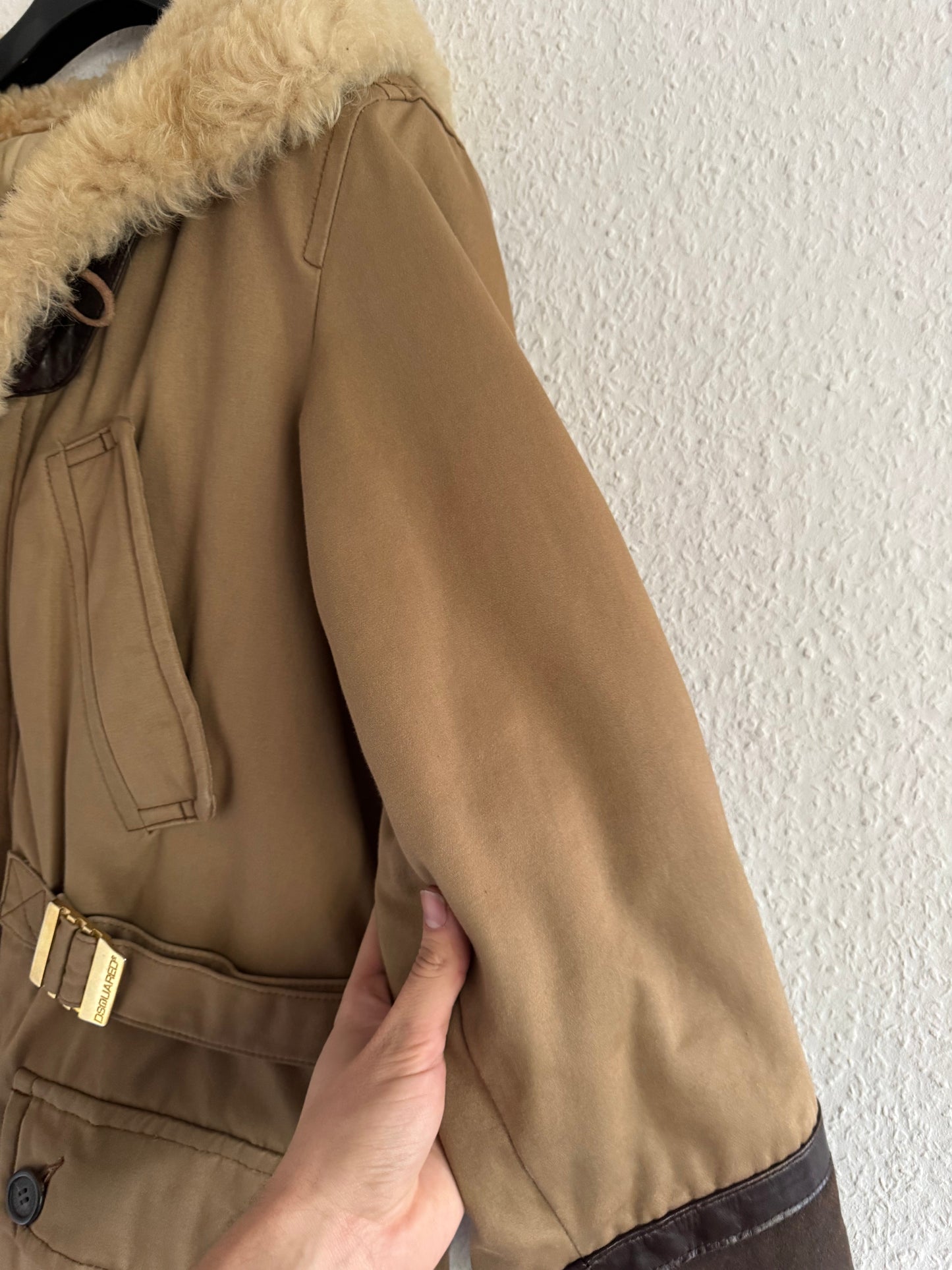 Dsquared2 FW03 Runway Shearling Parka
