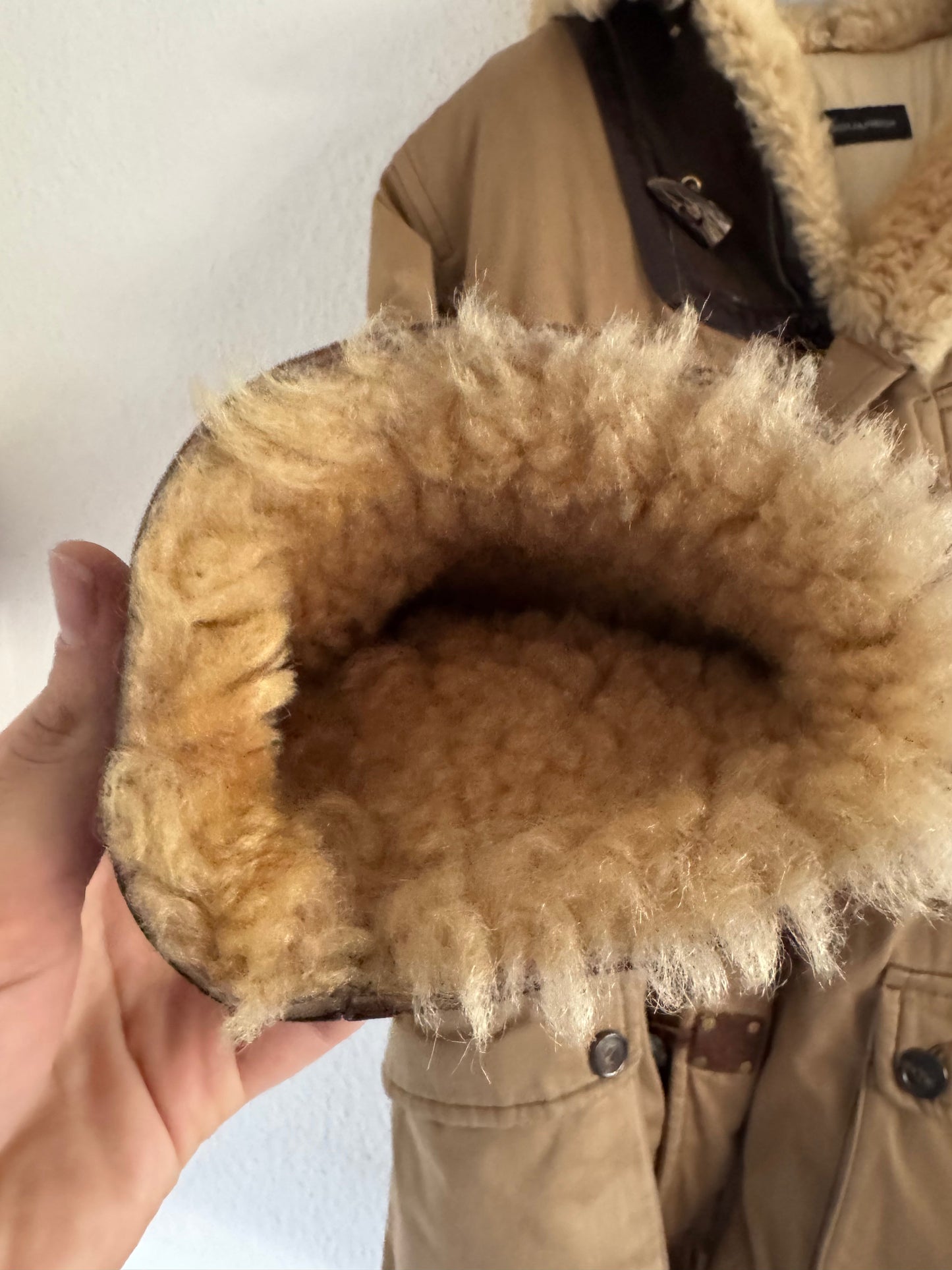 Dsquared2 FW03 Runway Shearling Parka