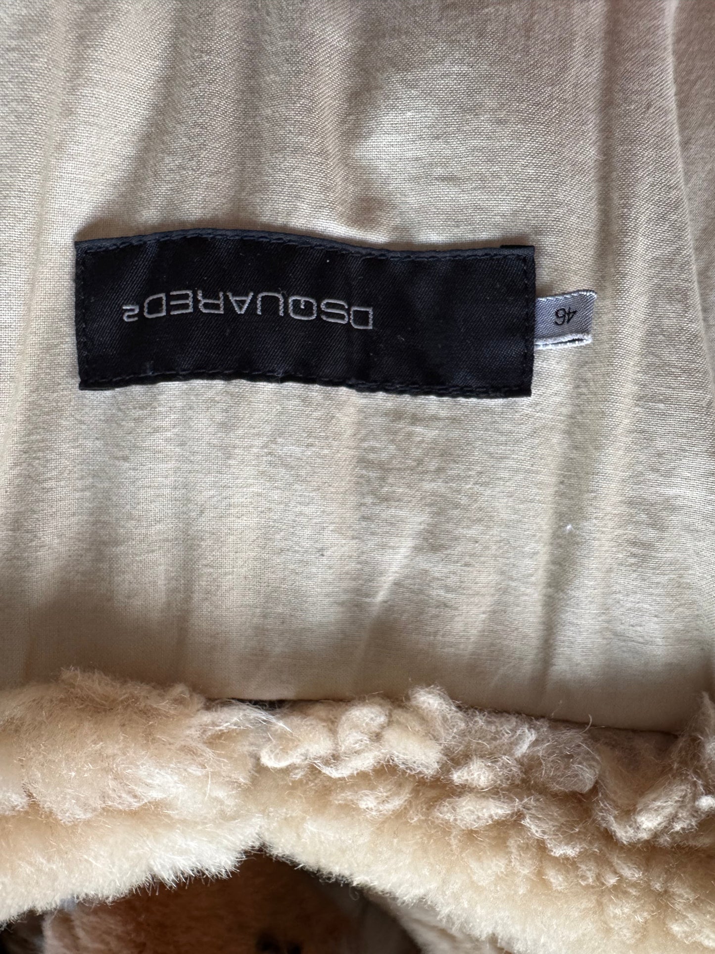 Dsquared2 FW03 Runway Shearling Parka