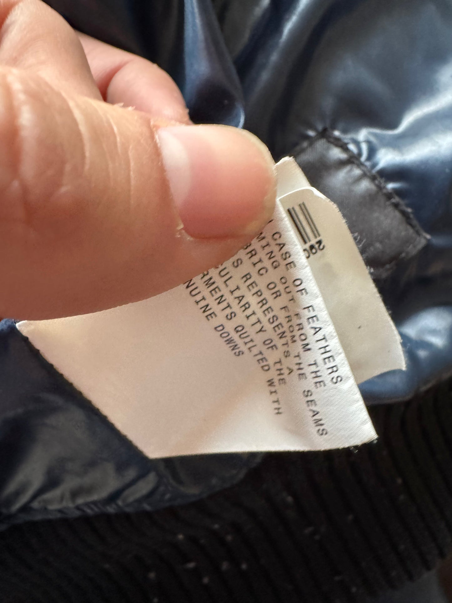 Just Cavalli AW08 Blue Rabbit Fur Puffer Jacket