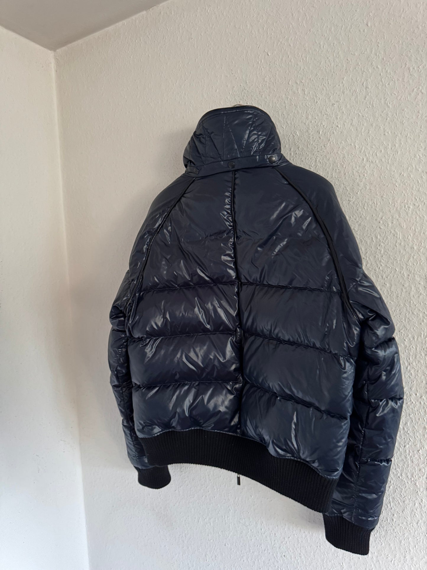 Just Cavalli AW08 Blue Rabbit Fur Puffer Jacket
