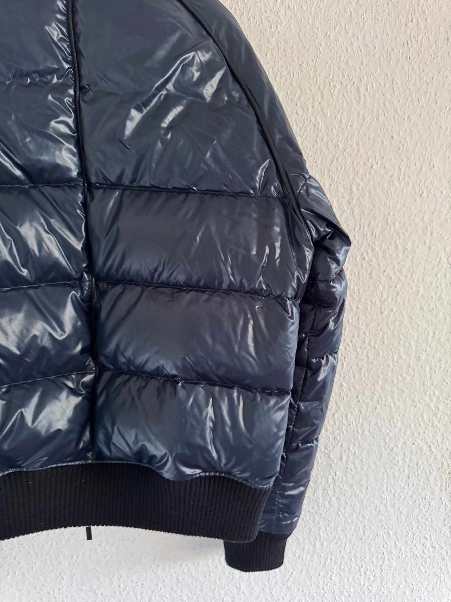 Just Cavalli AW08 Blue Rabbit Fur Puffer Jacket