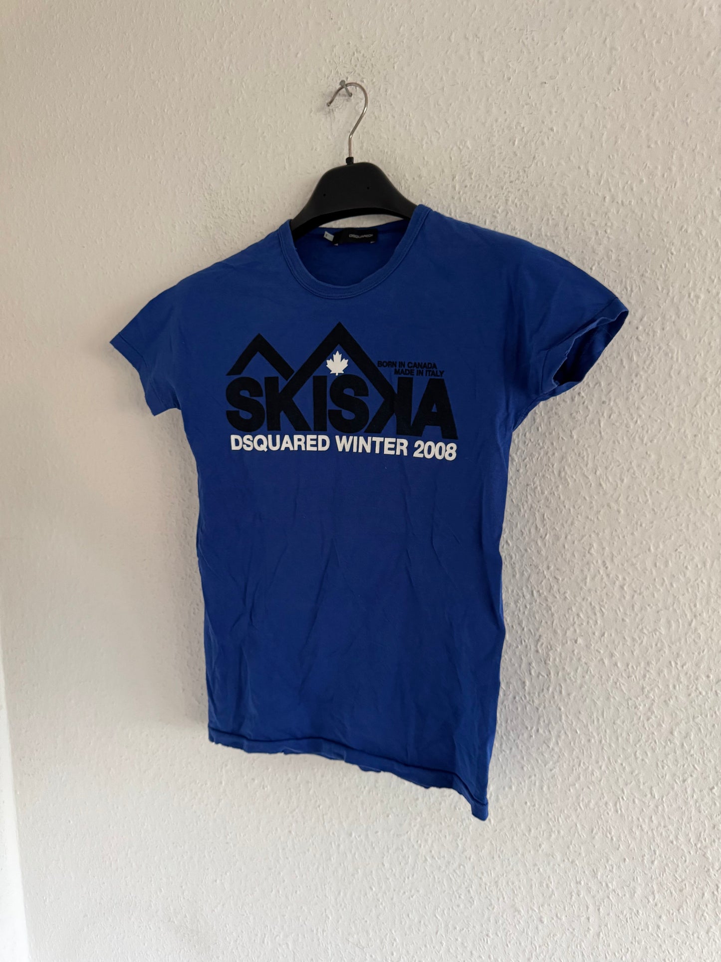 Dsquared2 SKI SKA Winter 2008 Cropped Graphic T-Shirt