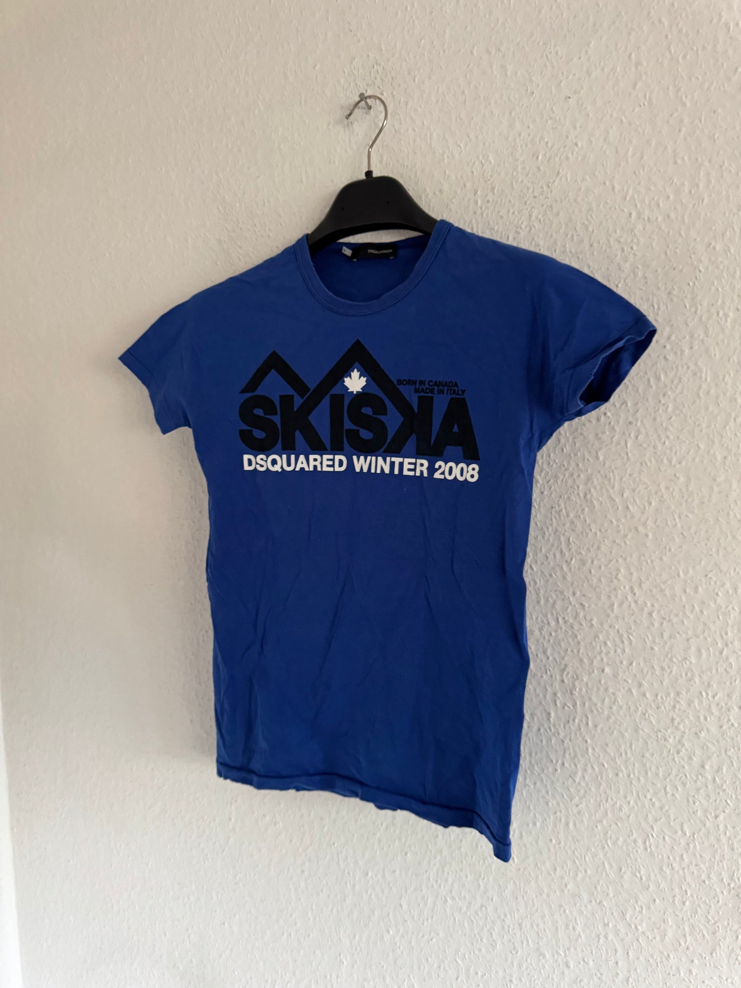 Dsquared2 SKI SKA Winter 2008 Cropped Graphic T-Shirt