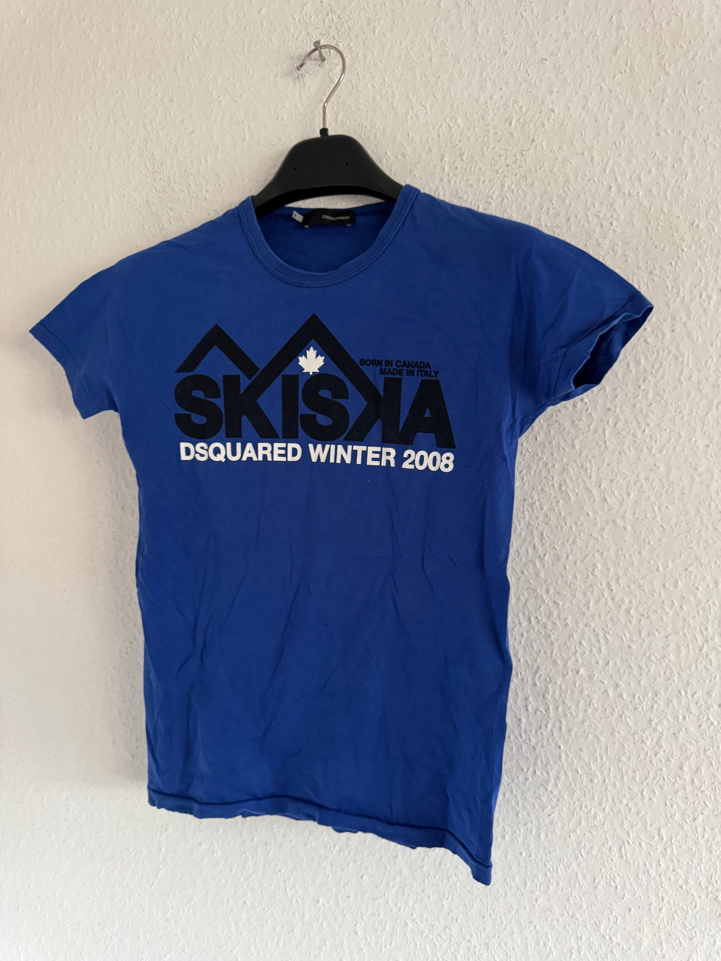 Dsquared2 SKI SKA Winter 2008 Cropped Graphic T-Shirt