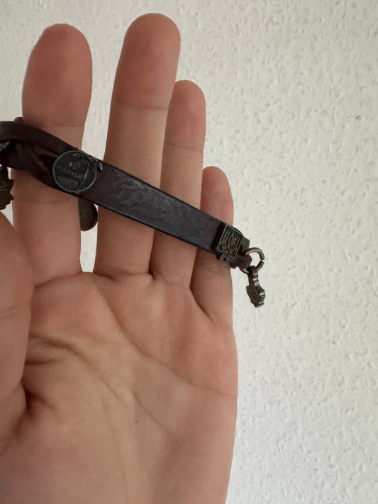 Dsquared2 Leather Charm Bracelet