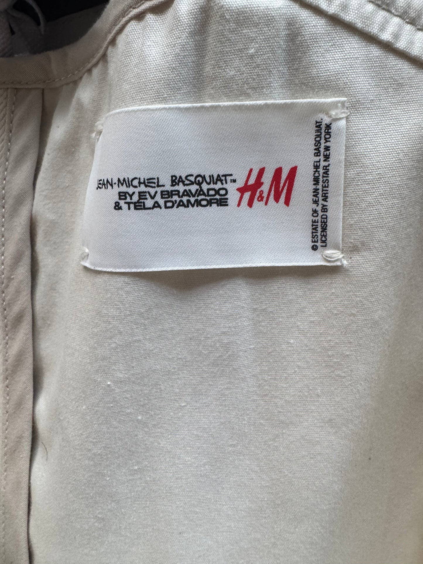 H&M × Basquiat Art Print Corset Top