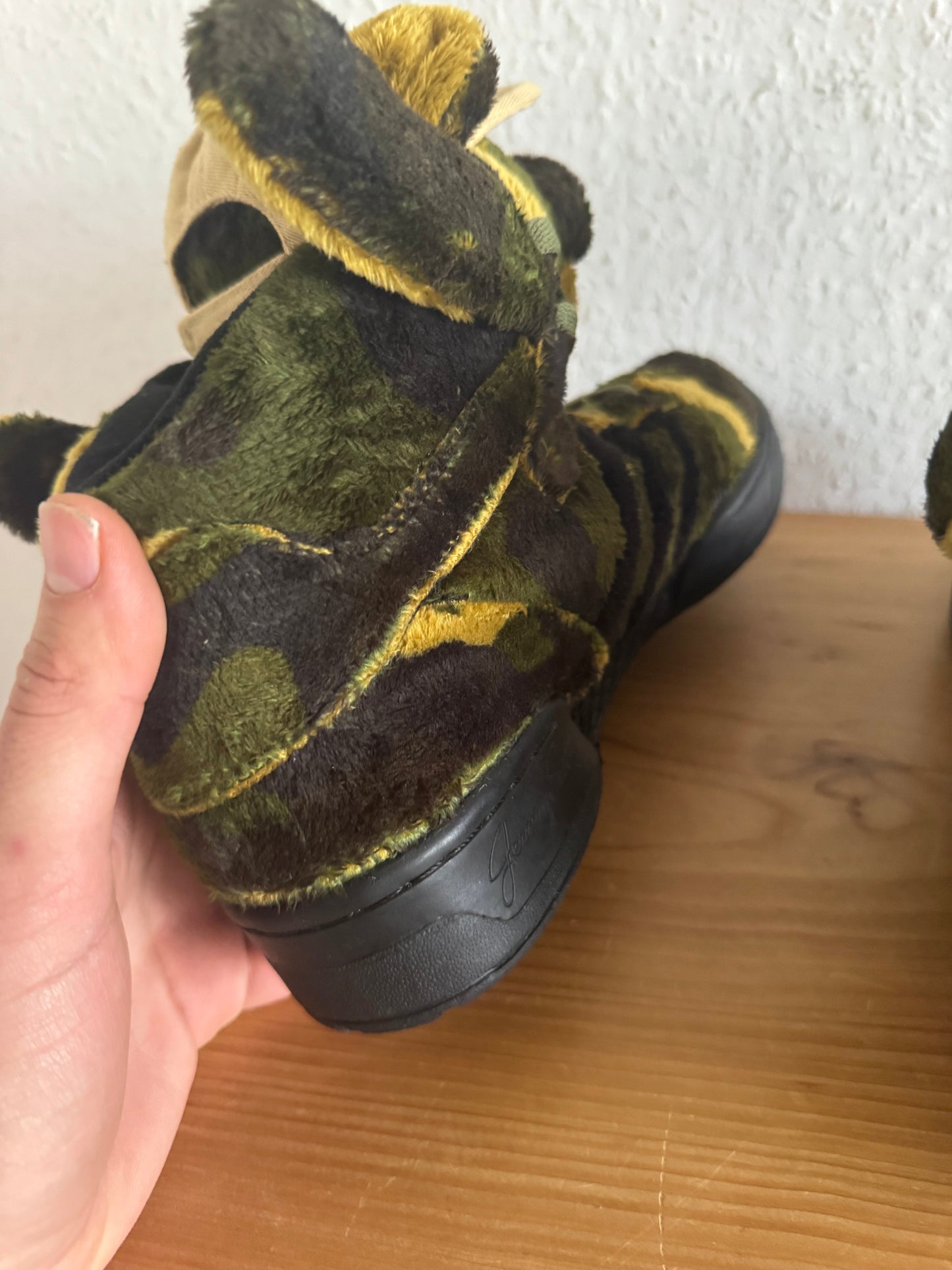 Adidas × Jeremy Scott JS Camo Teddy Bear High Top Sneakers