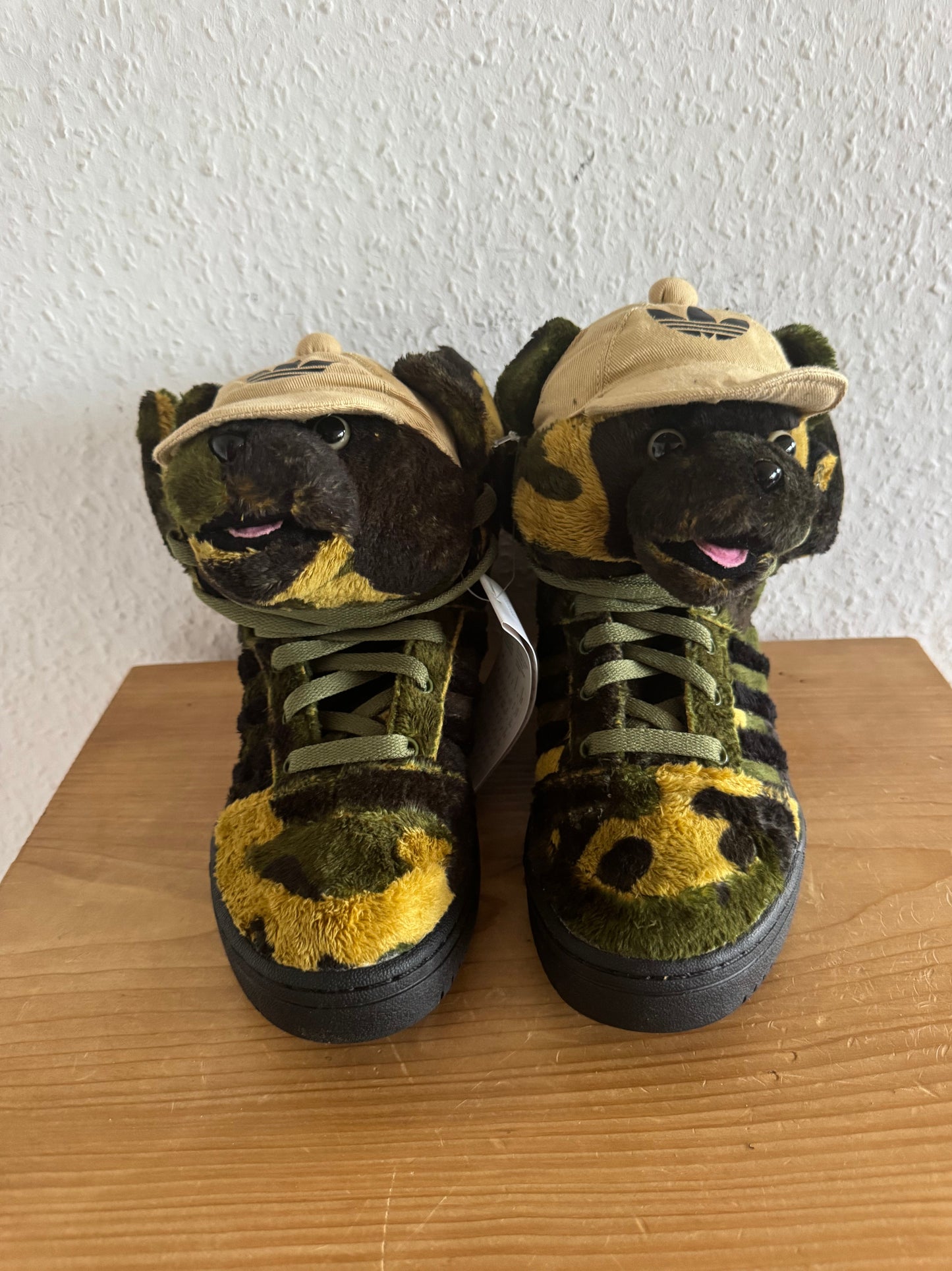 Adidas × Jeremy Scott JS Camo Teddy Bear Sneakers
