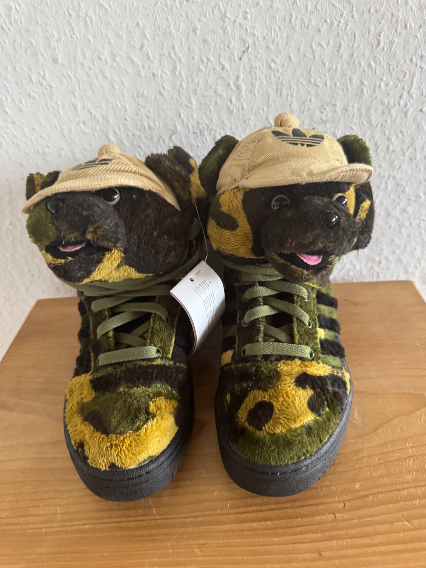 Adidas × Jeremy Scott JS Camo Teddy Bear Sneakers