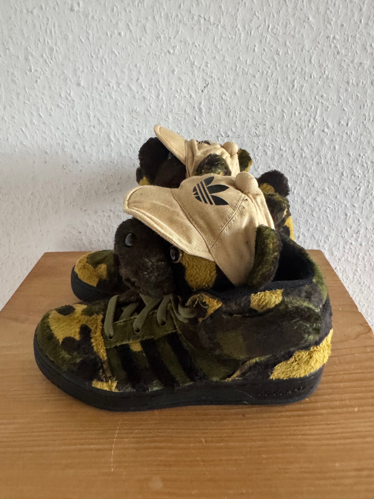 Adidas × Jeremy Scott JS Camo Teddy Bear Sneakers