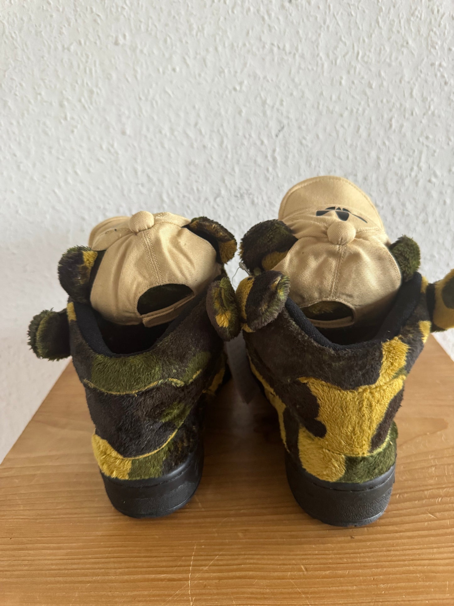 Adidas × Jeremy Scott JS Camo Teddy Bear Sneakers