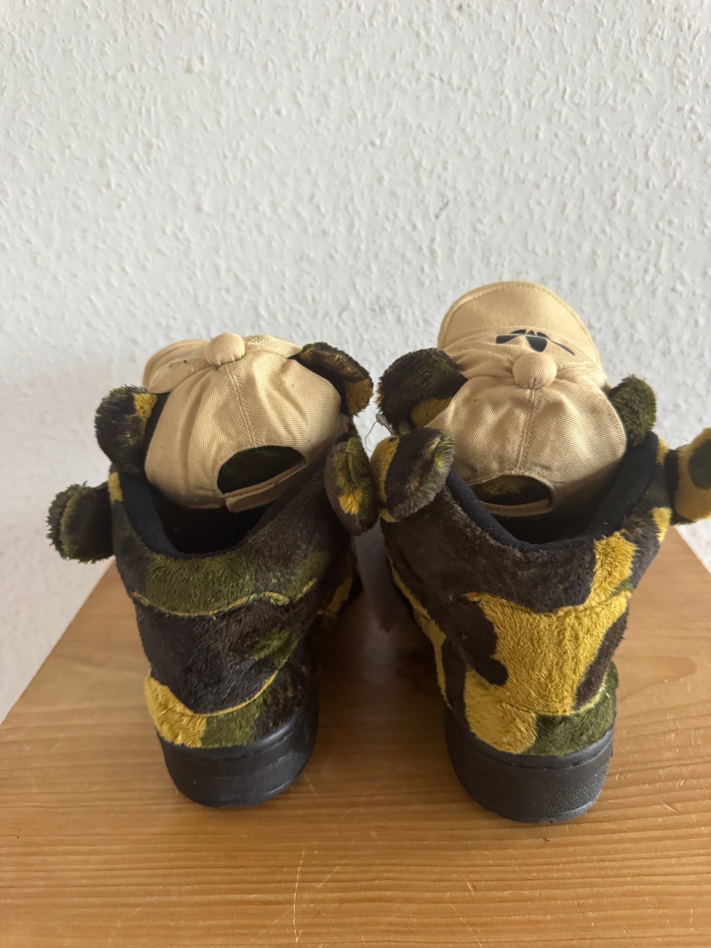 Adidas × Jeremy Scott JS Camo Teddy Bear Sneakers