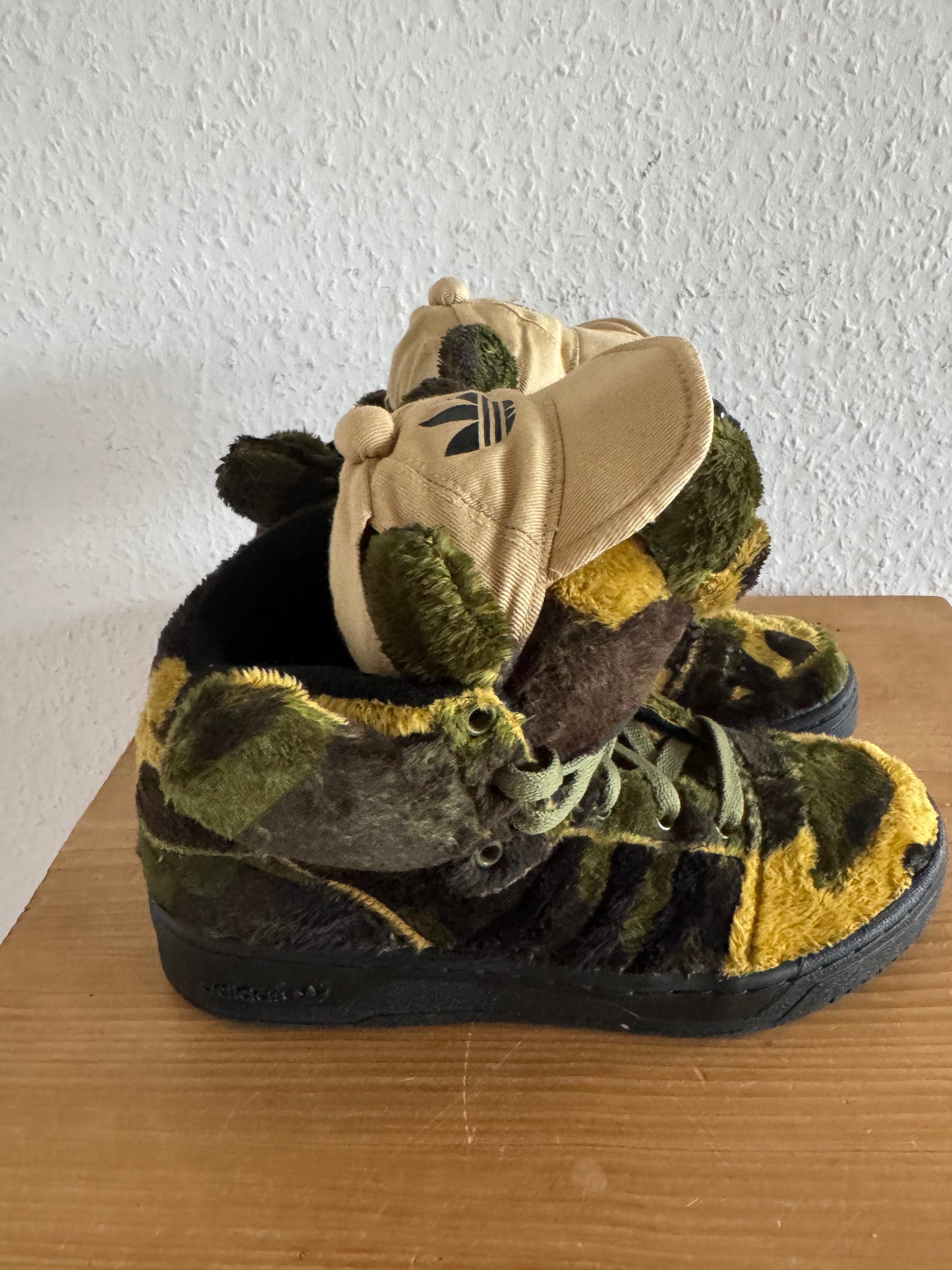 Adidas × Jeremy Scott JS Camo Teddy Bear Sneakers