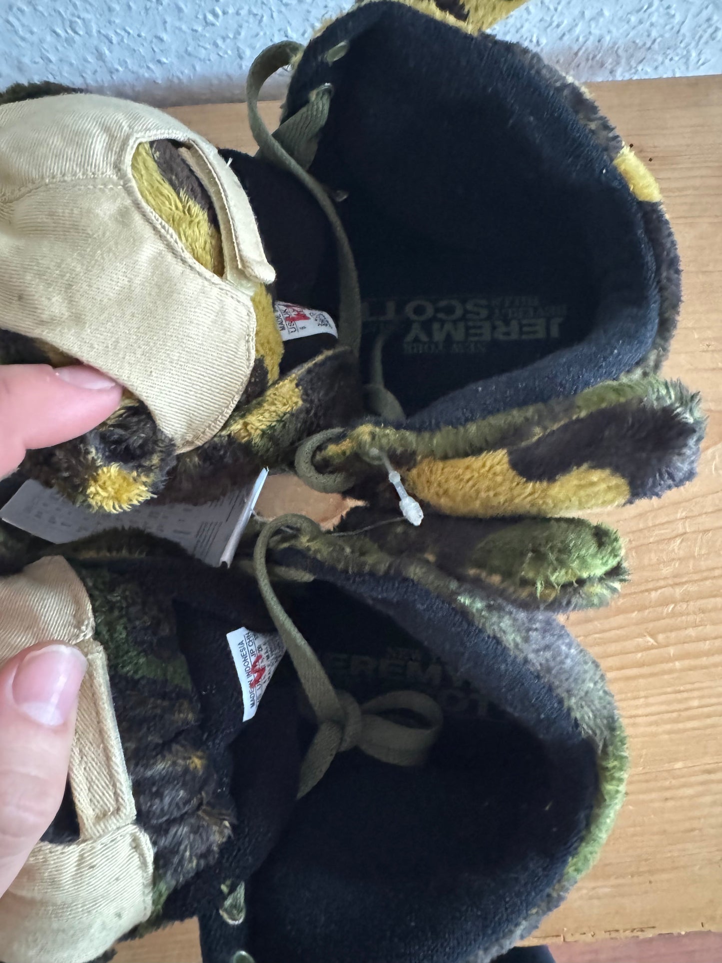 Adidas × Jeremy Scott JS Camo Teddy Bear Sneakers
