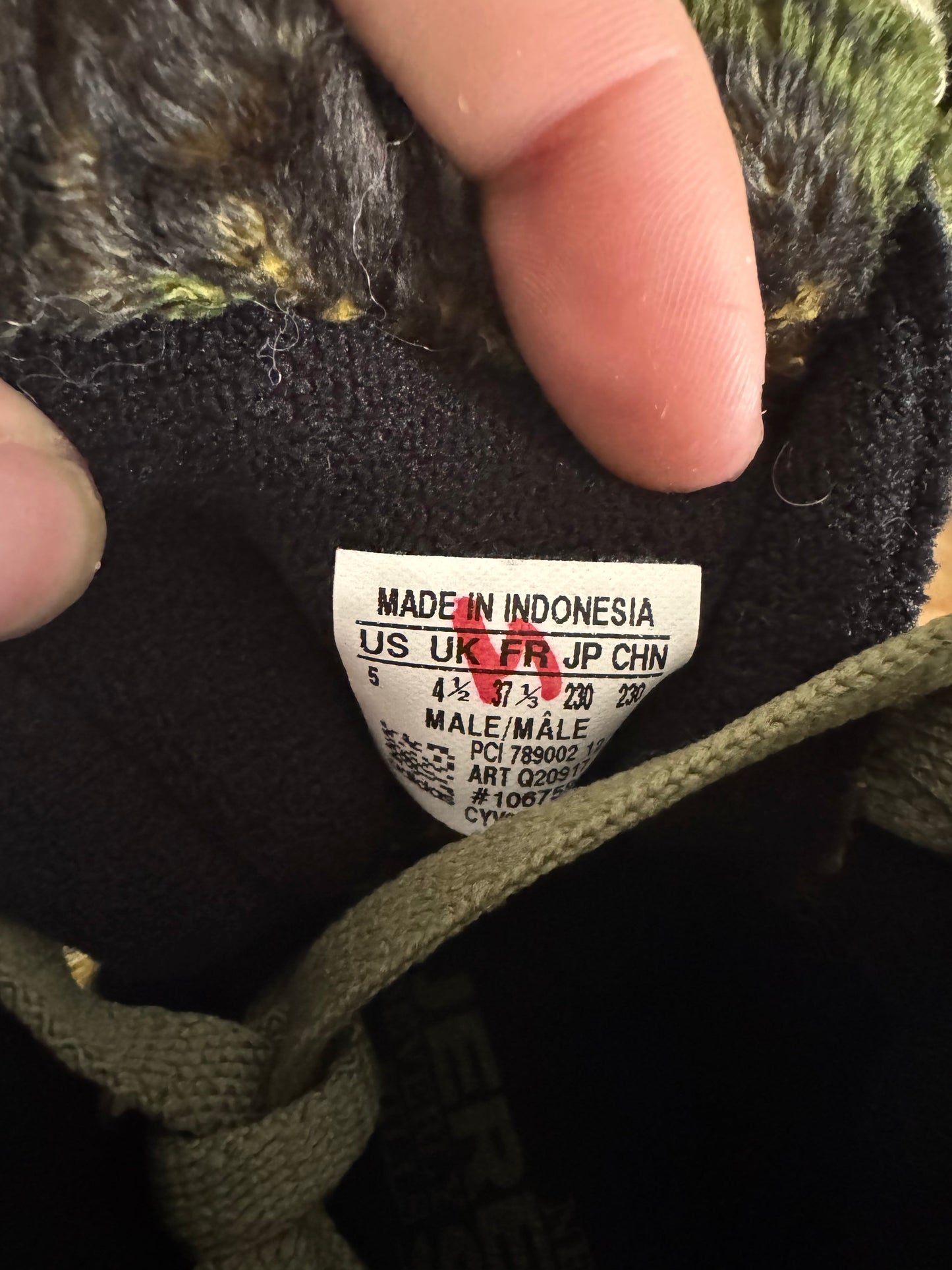 Adidas × Jeremy Scott JS Camo Teddy Bear Sneakers