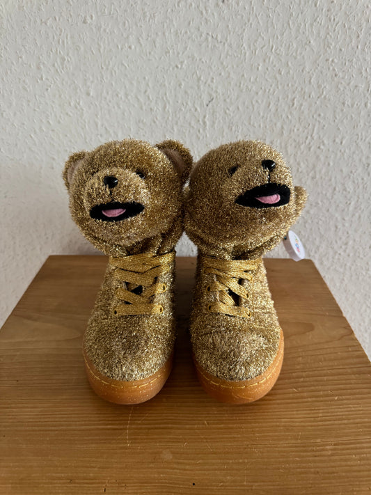 Adidas × Jeremy Scott Gold Teddy Bear Sneakers