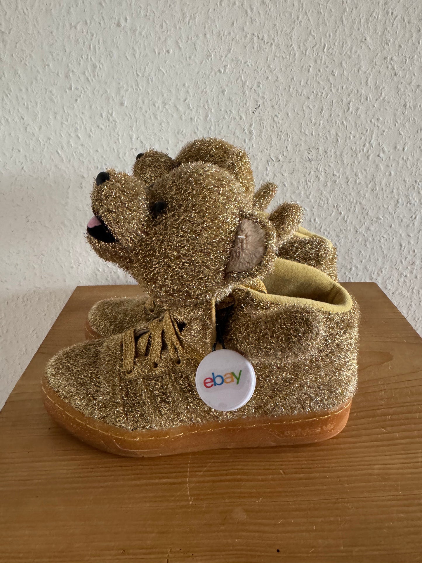 Adidas × Jeremy Scott Gold Teddy Bear Sneakers