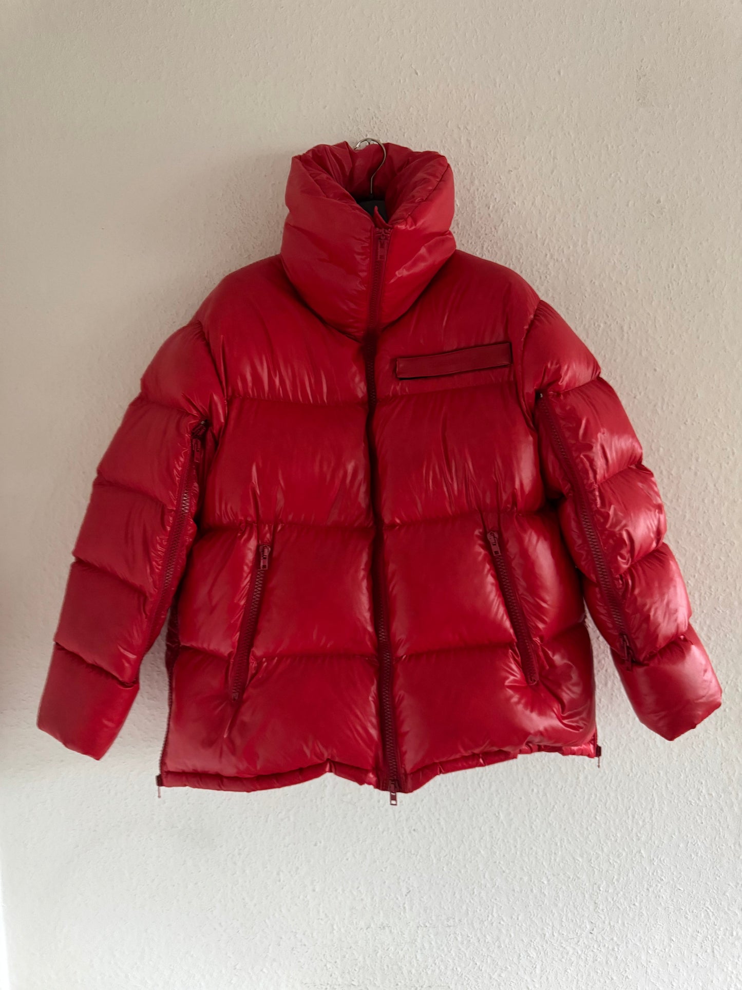 Calvin Klein 205W39NYC Red Oversized Puffer Jacket