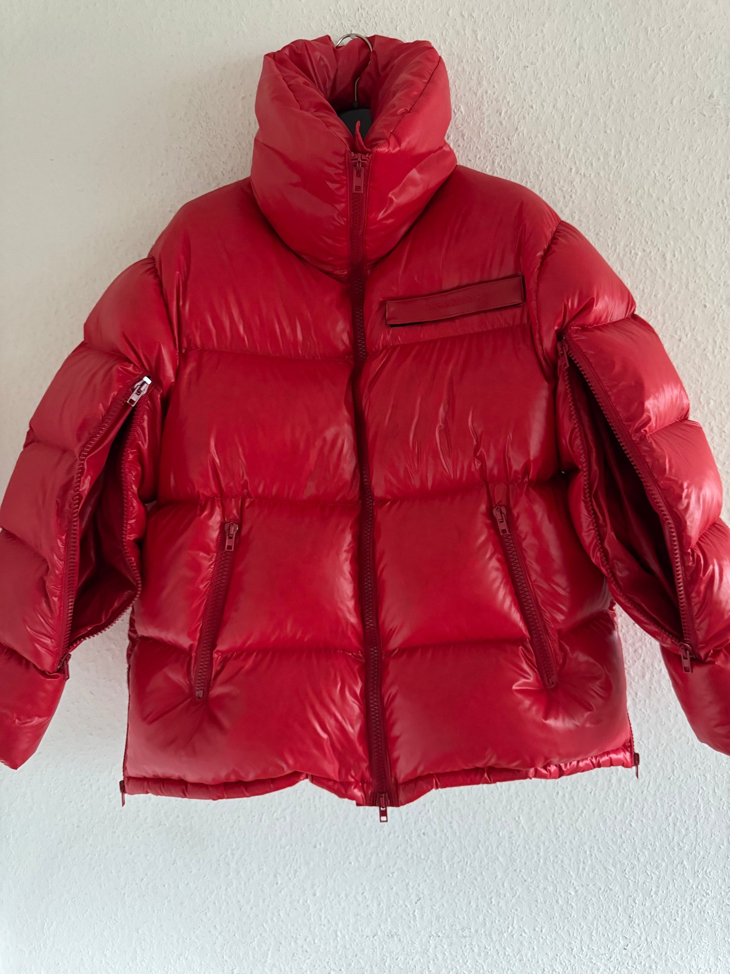 Calvin Klein 205W39NYC Red Oversized Puffer Jacket