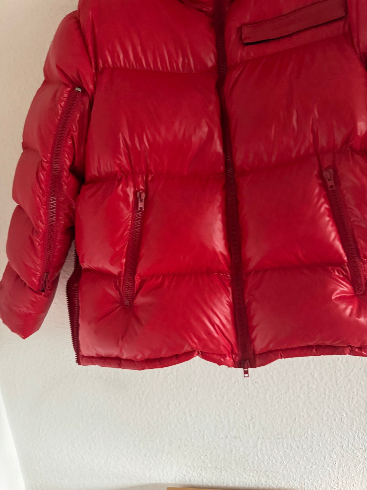 Calvin Klein 205W39NYC Red Oversized Puffer Jacket