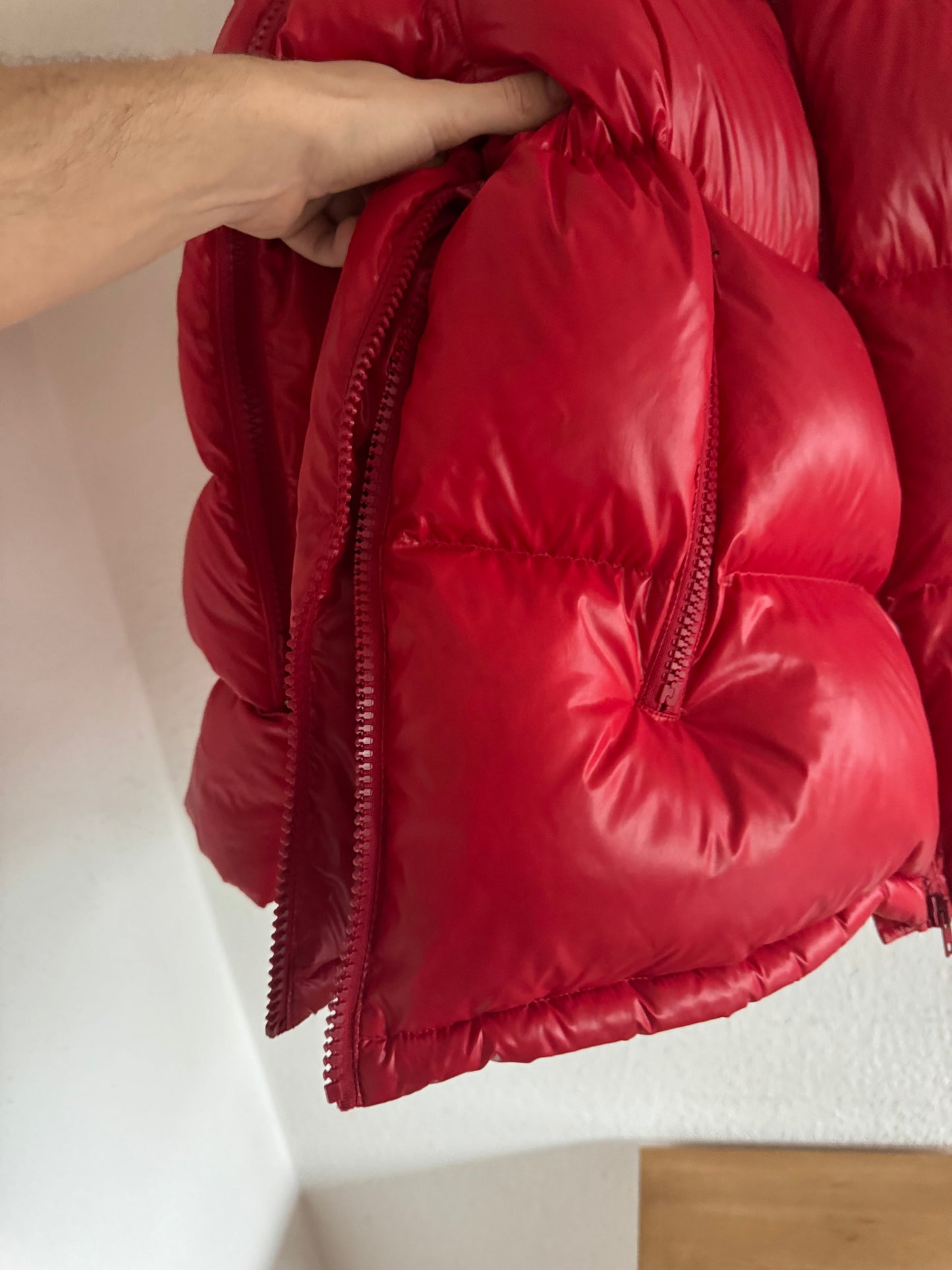 Calvin Klein 205W39NYC Red Oversized Puffer Jacket