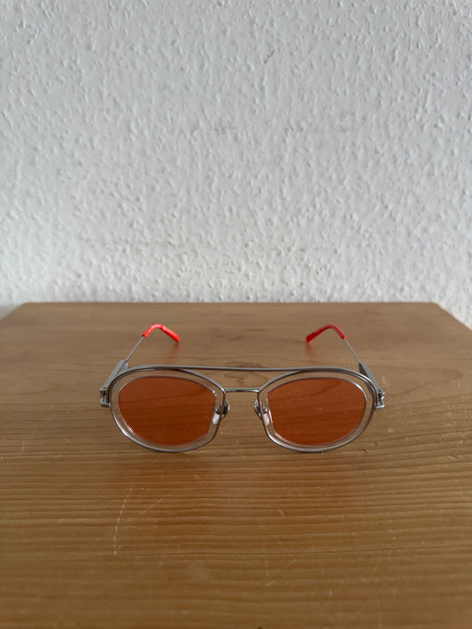 CKNYC1911S Double Bridge Metal Sunglasses
