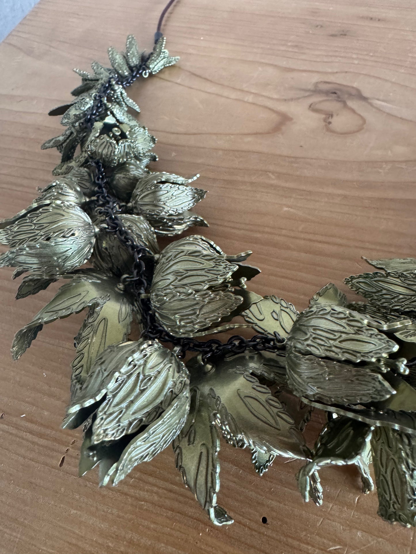 Burberry Prorsum SS09 Runway Floral Gold Bracelet