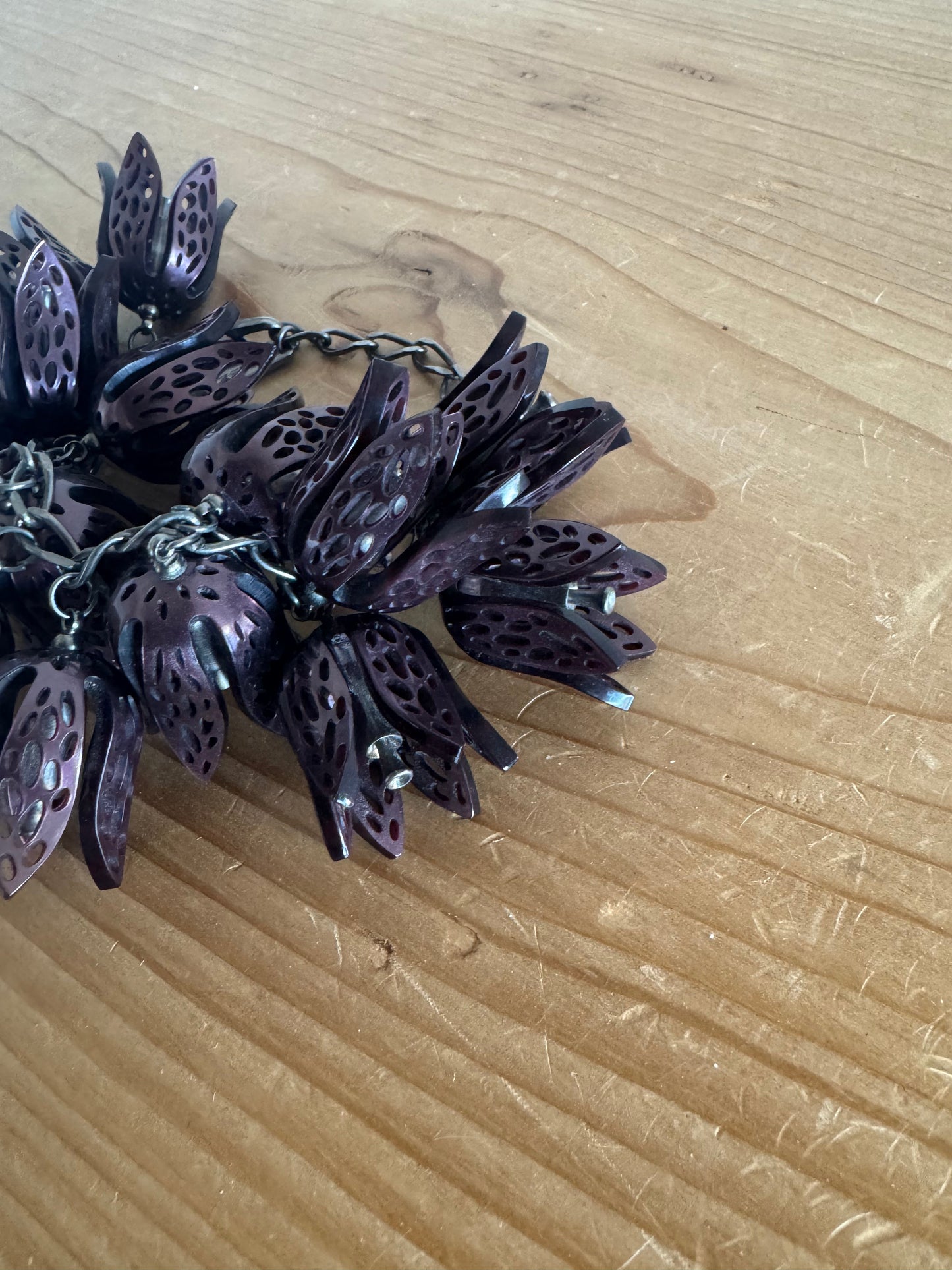 Burberry Prorsum SS09 Runway Floral Metal Bracelet
