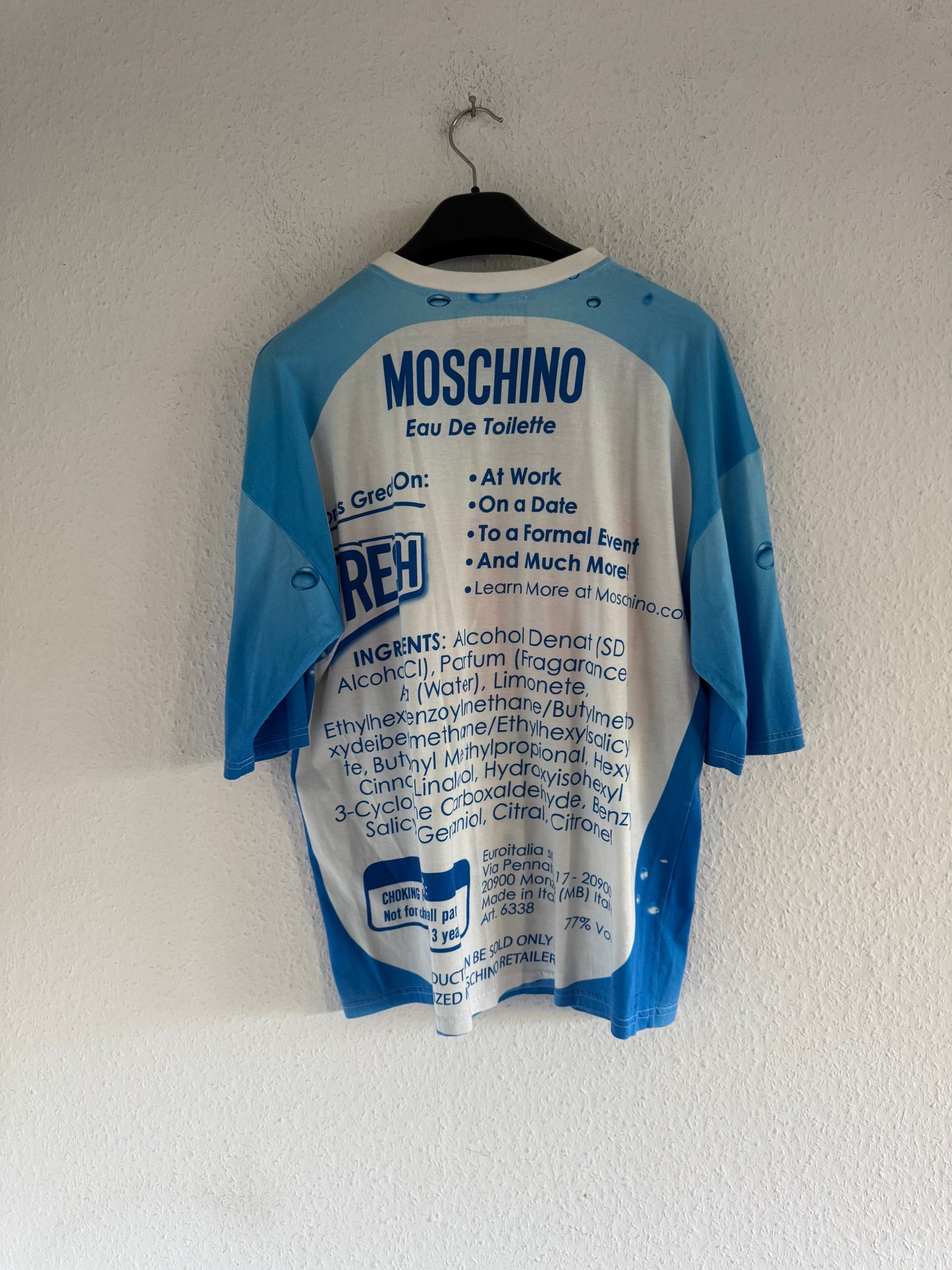 Fresh Fragrance Graphic Oversized T-Shirt