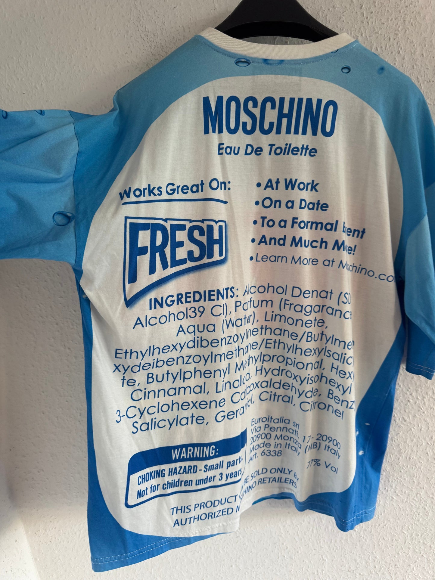 Fresh Fragrance Graphic Oversized T-Shirt