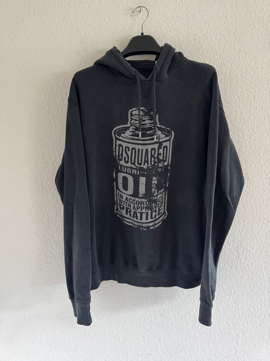 Dsquared2 FW12 Lubricant Oil Graphic Hoodie