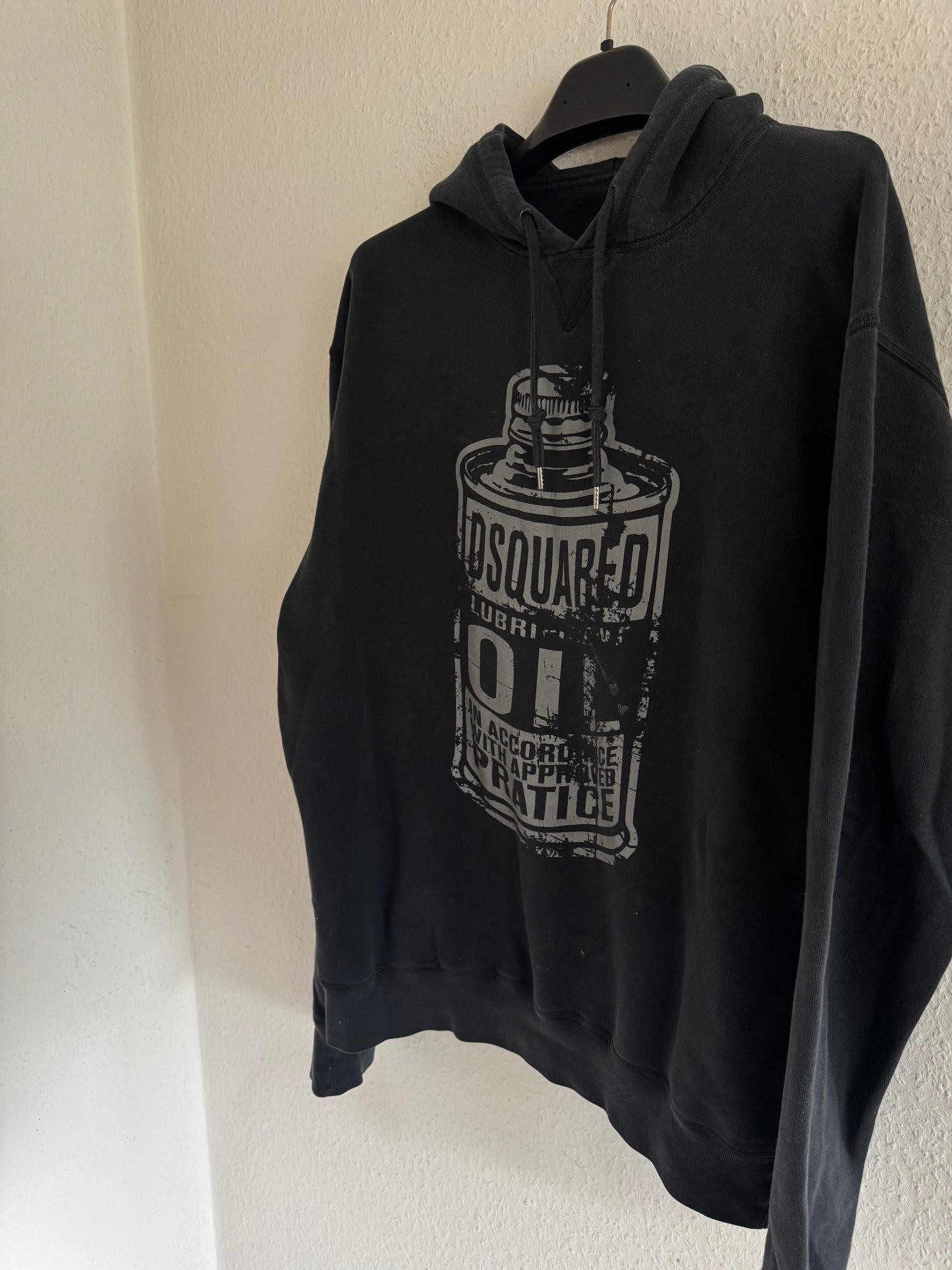 Dsquared2 FW12 Lubricant Oil Graphic Hoodie