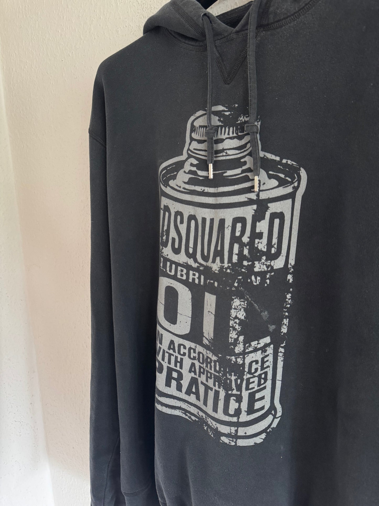 Dsquared2 FW12 Lubricant Oil Graphic Hoodie