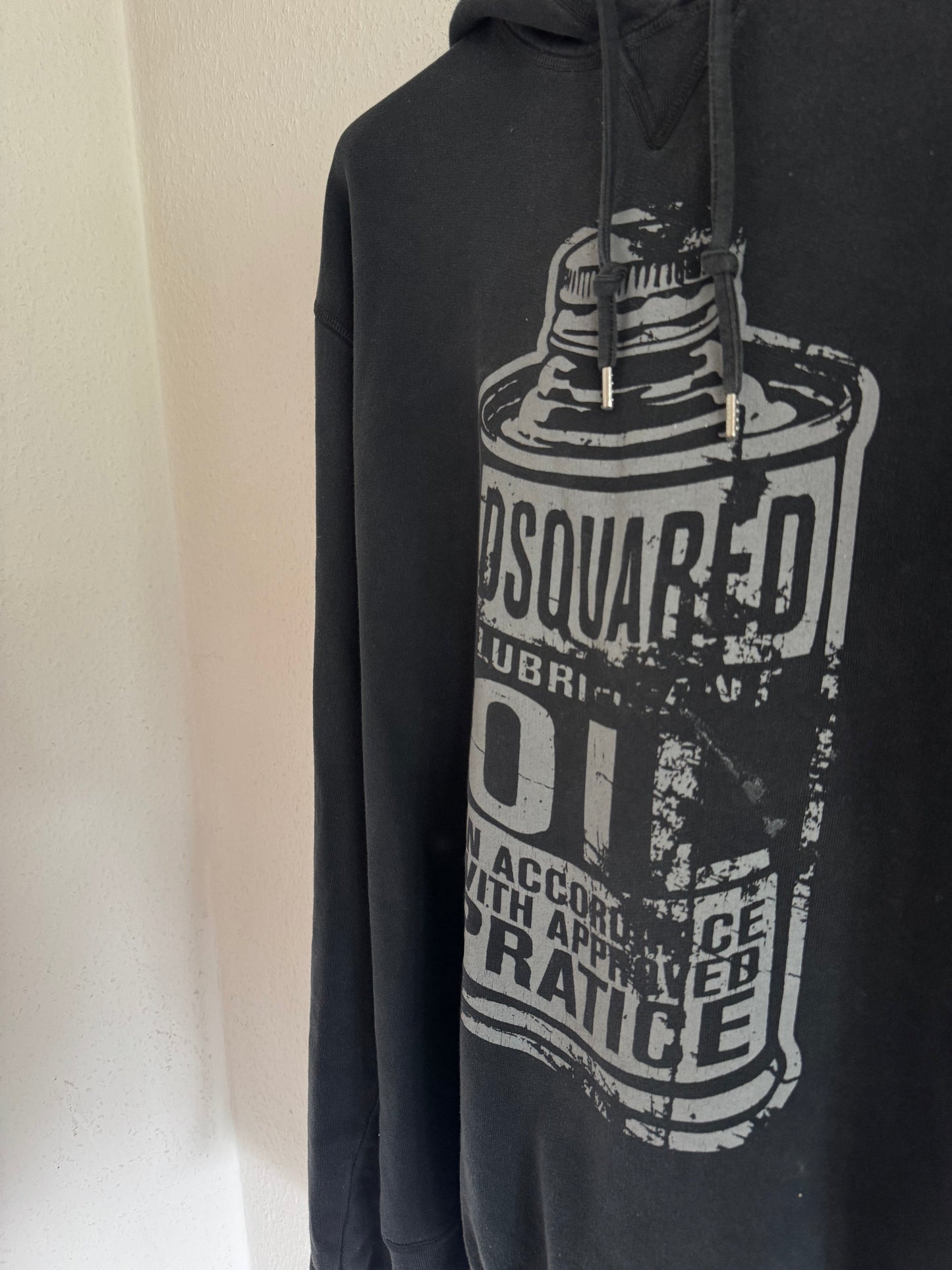 Dsquared2 FW12 Lubricant Oil Graphic Hoodie