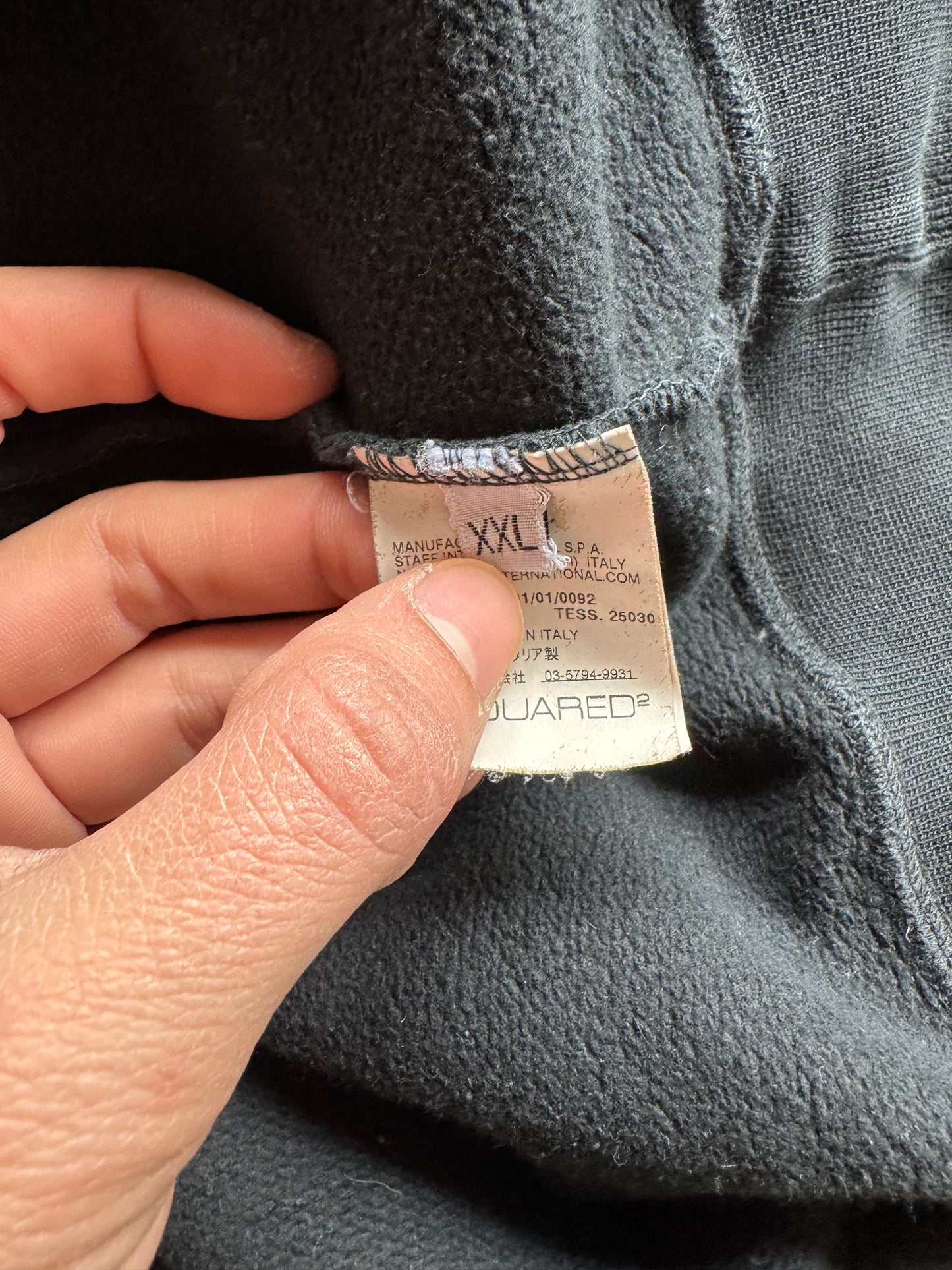 Dsquared2 FW12 Lubricant Oil Graphic Hoodie