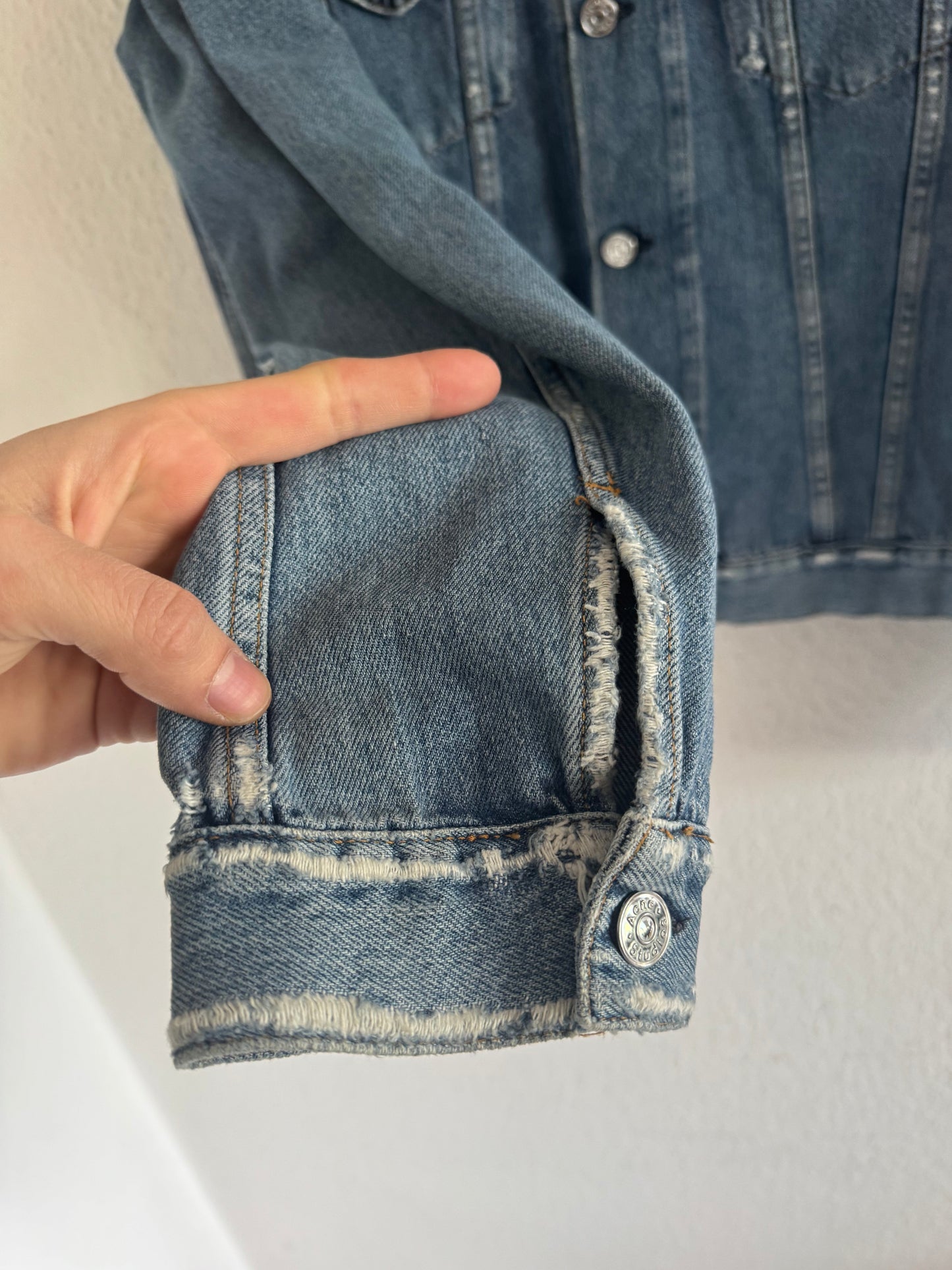 Acne Studios SS16 Who Ind Fray Denim Jacket