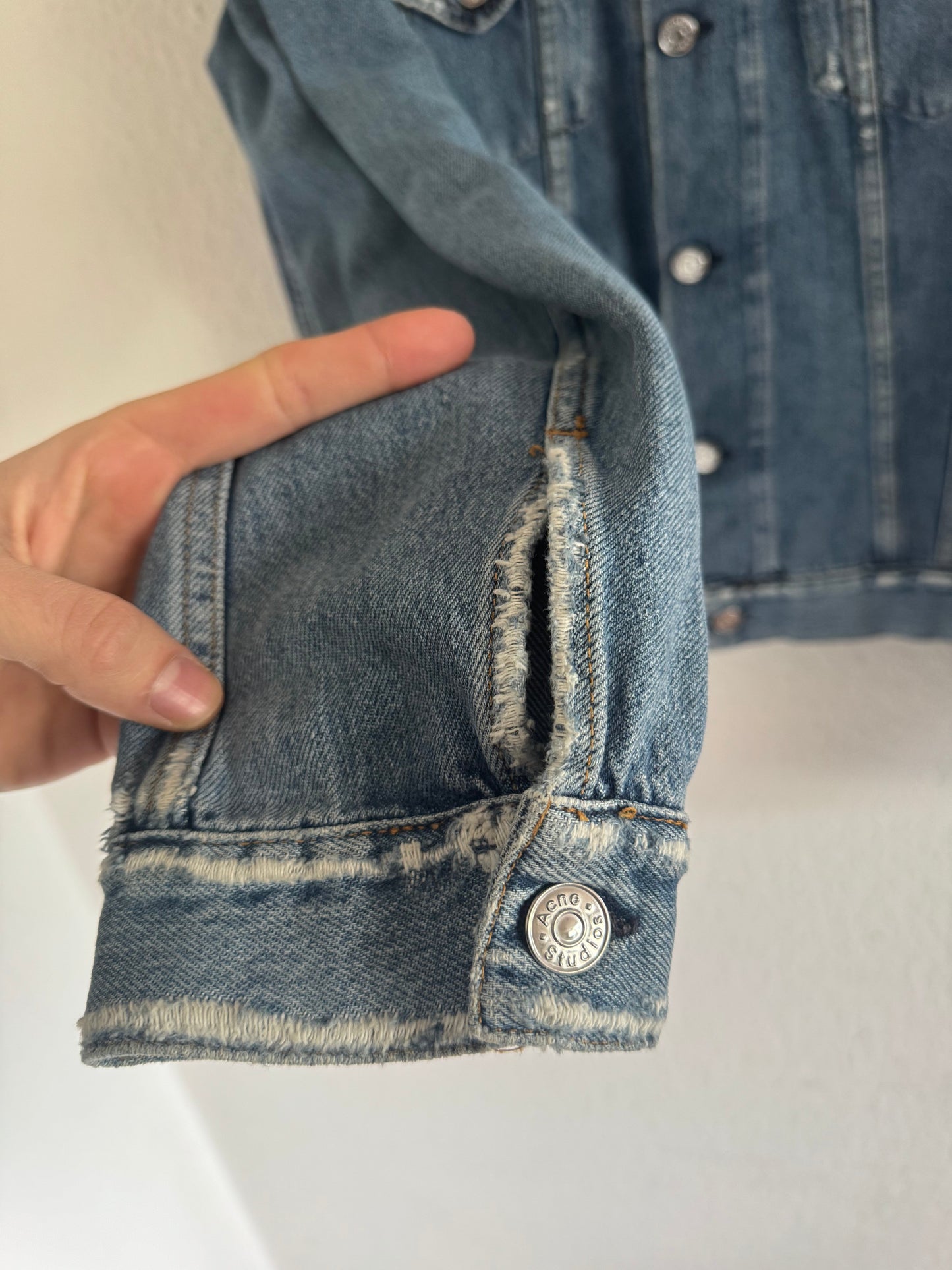 Acne Studios SS16 Who Ind Fray Denim Jacket