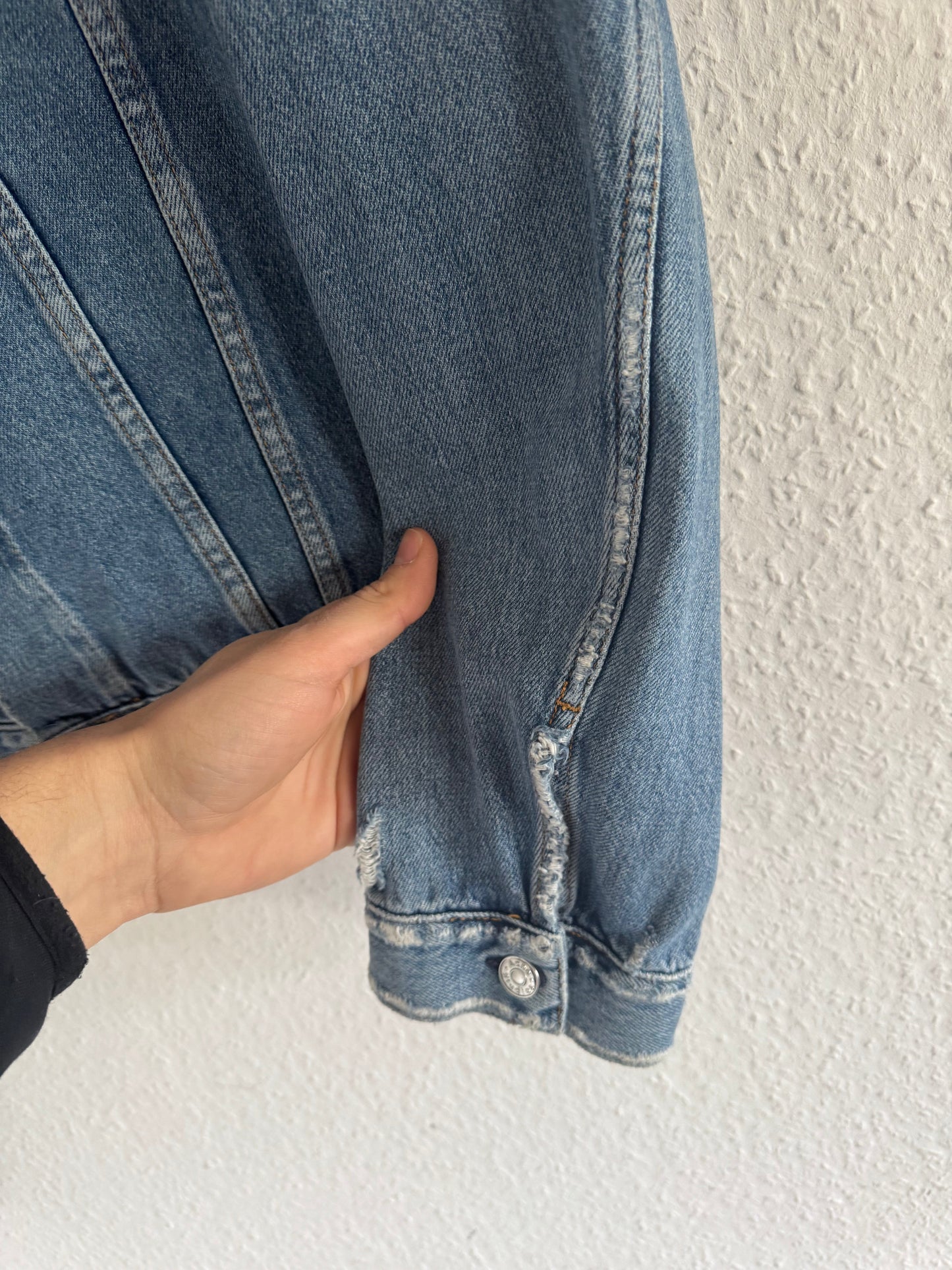 Acne Studios SS16 Who Ind Fray Denim Jacket