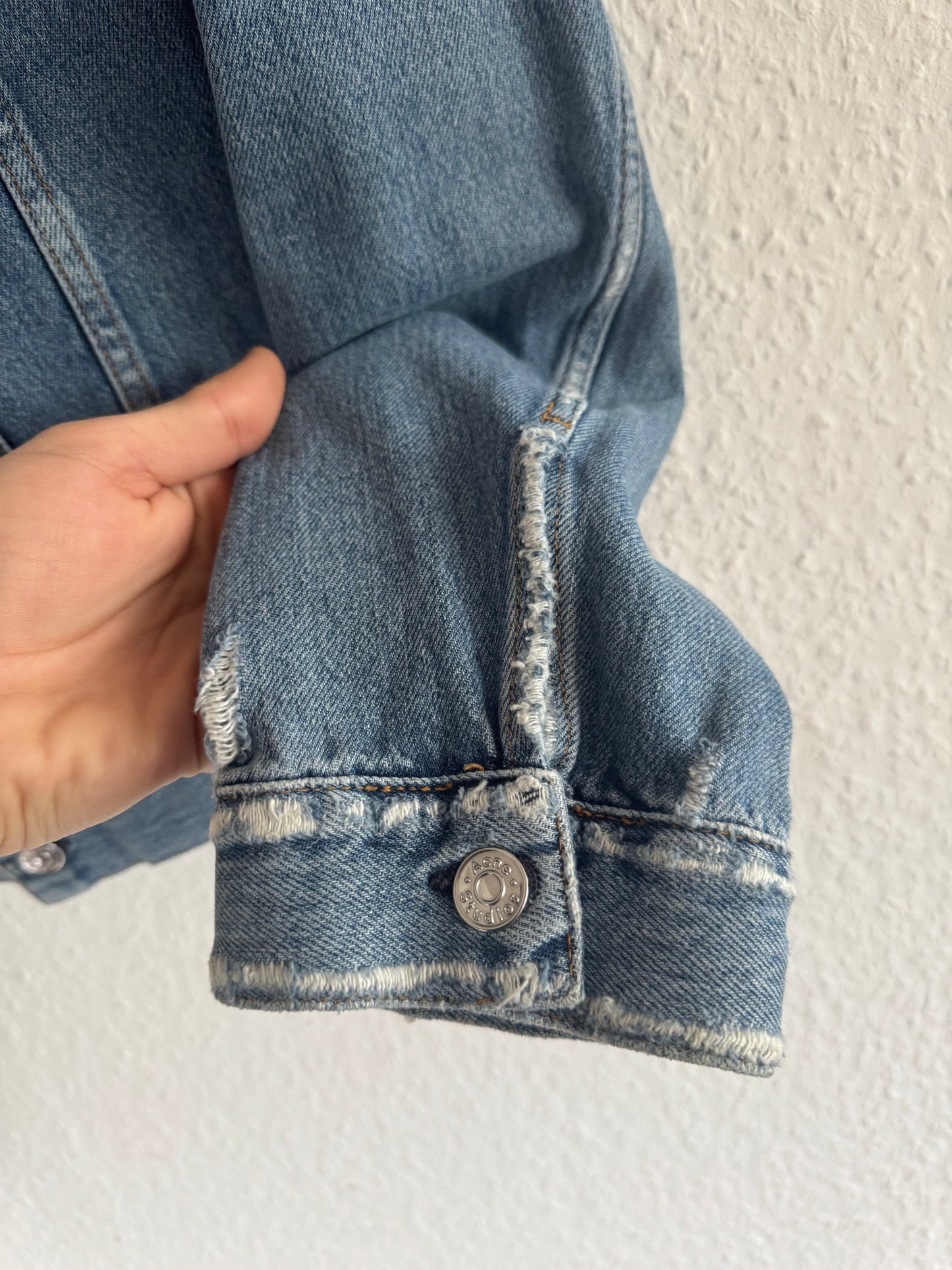 Acne Studios SS16 Who Ind Fray Denim Jacket