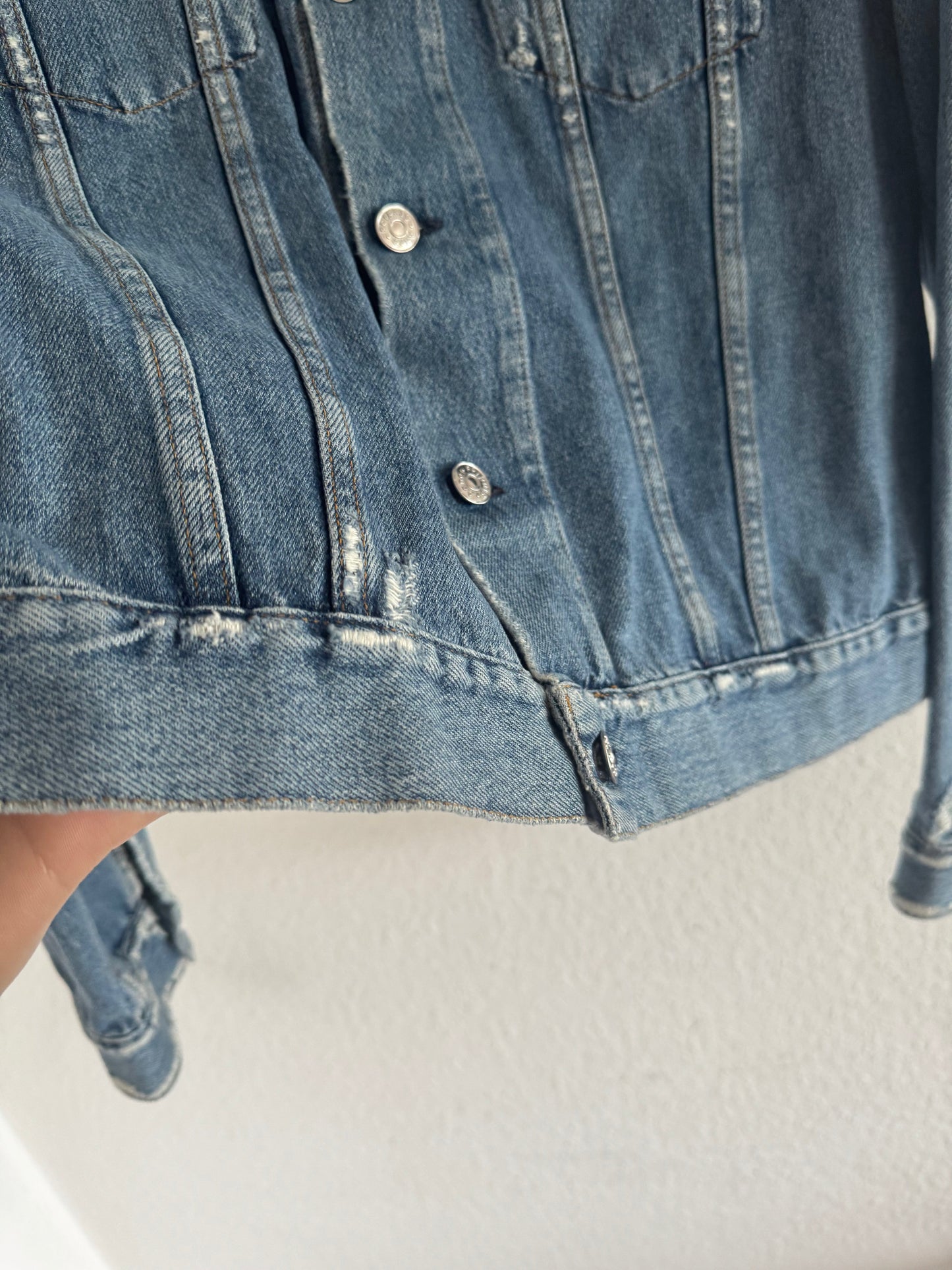 Acne Studios SS16 Who Ind Fray Denim Jacket