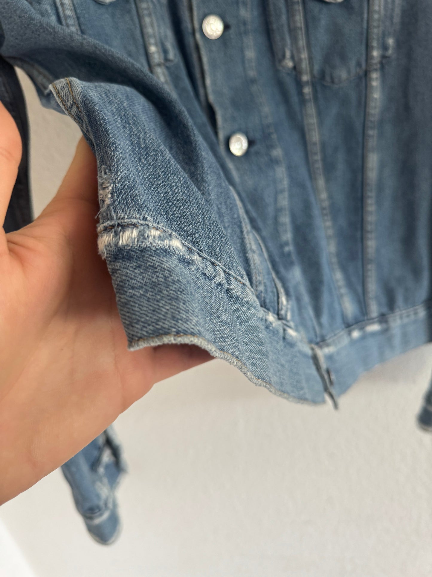 Acne Studios SS16 Who Ind Fray Denim Jacket