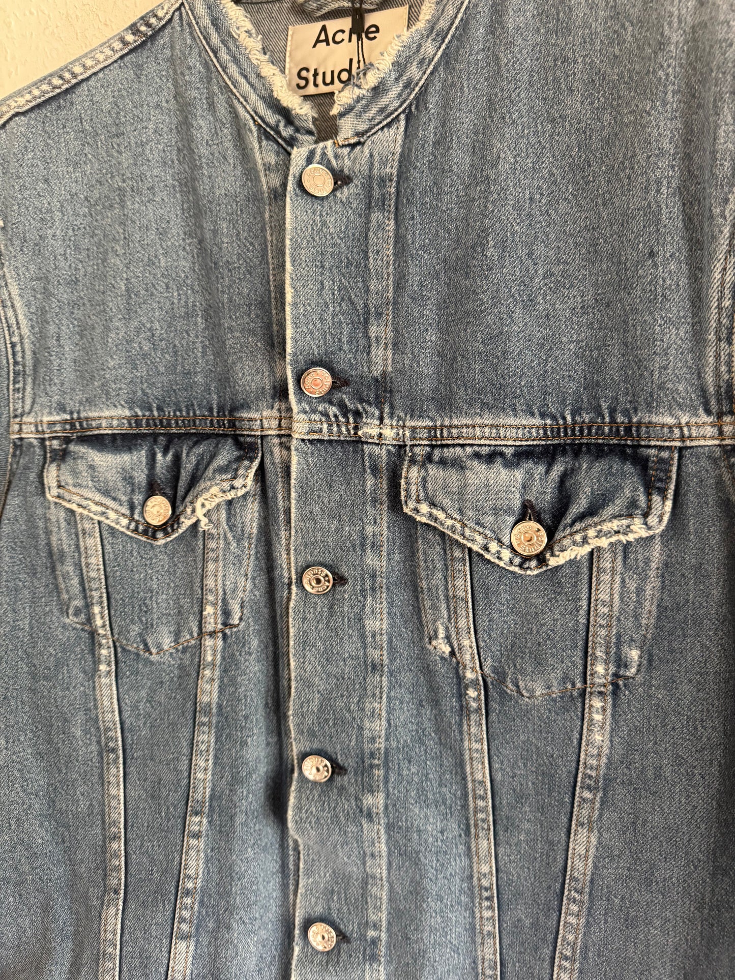 Acne Studios SS16 Who Ind Fray Denim Jacket