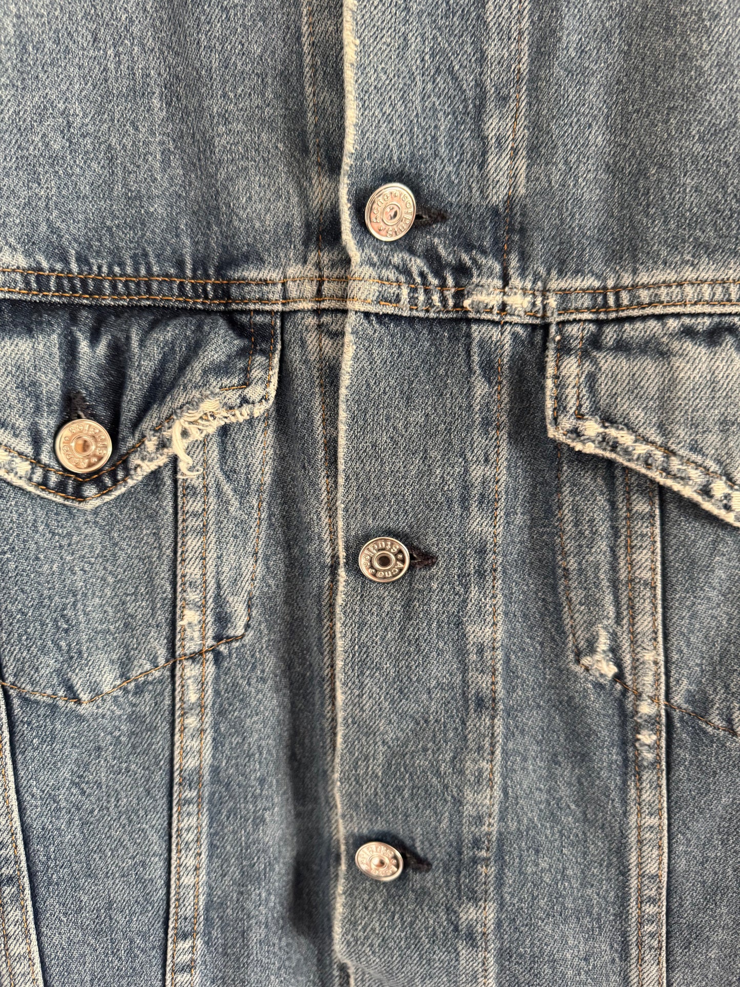 Acne Studios SS16 Who Ind Fray Denim Jacket